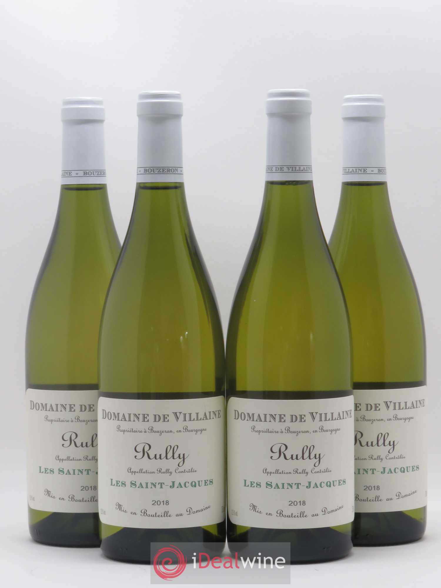 Rully Les Saint-Jacques Domaine de Villaine 2018 - Lot de 4 bouteilles - 0