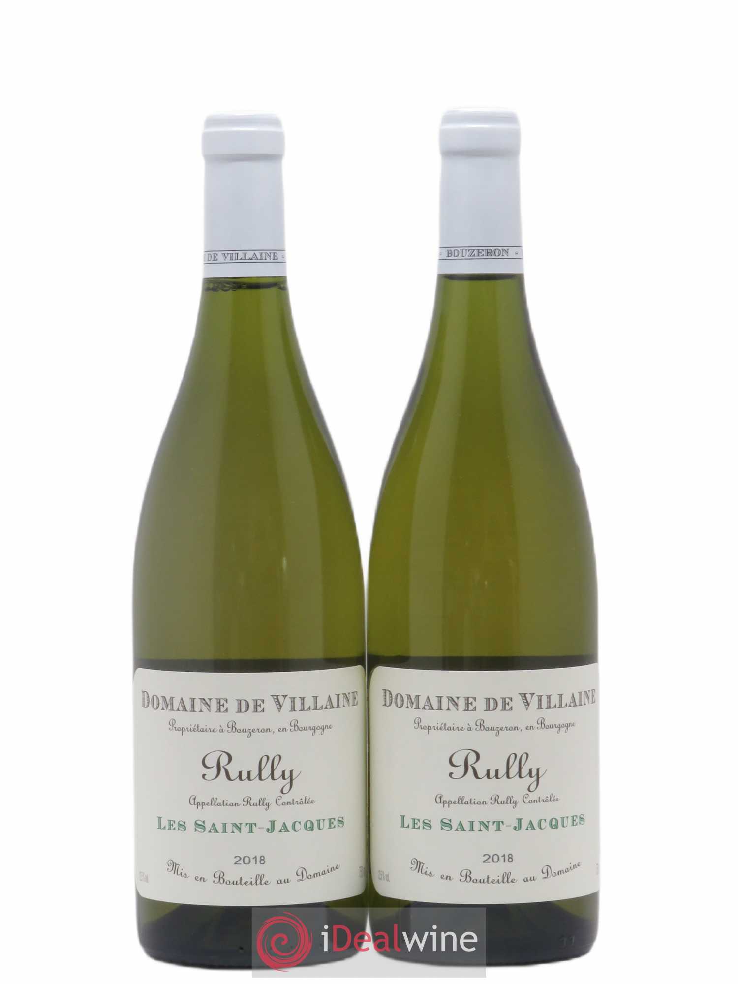 Rully Les Saint-Jacques Domaine de Villaine 2018 - Lot de 2 bouteilles - 0