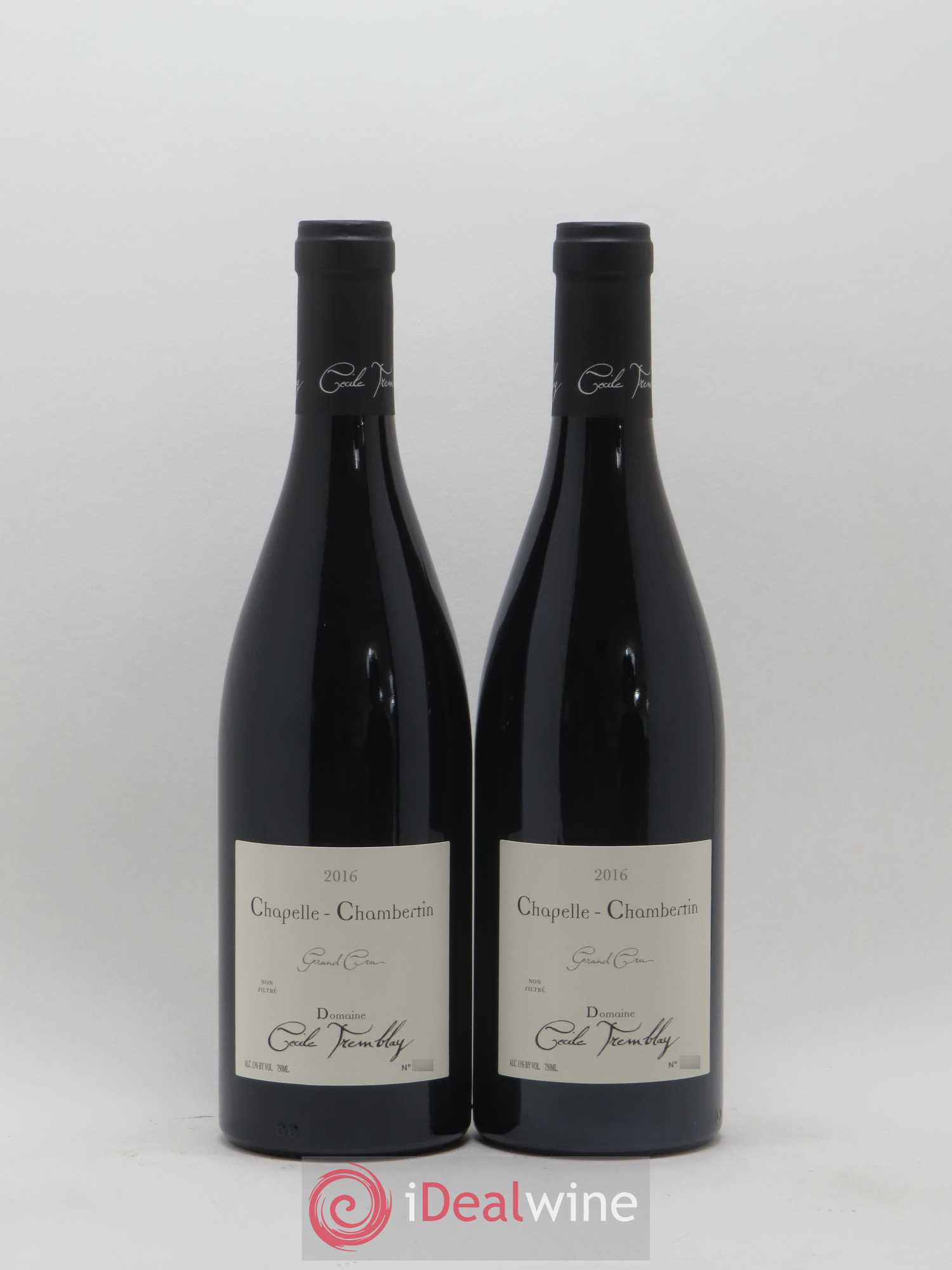 Chapelle-Chambertin Grand Cru Cécile Tremblay 2016 - Lot de 2 bouteilles - 0