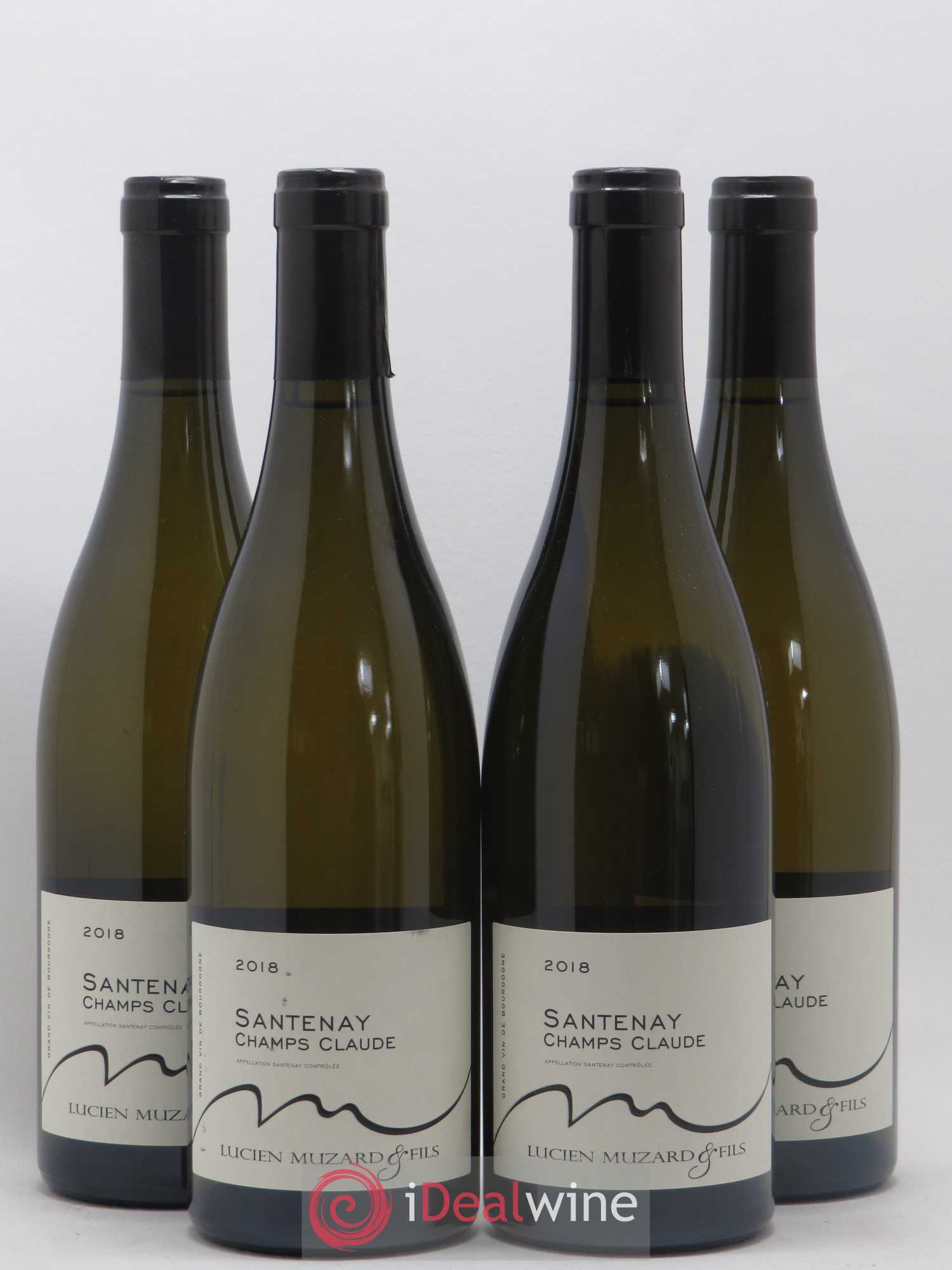 Santenay Champs Claude Lucien Muzard et Fils 2018 - Lot de 4 bouteilles - 0