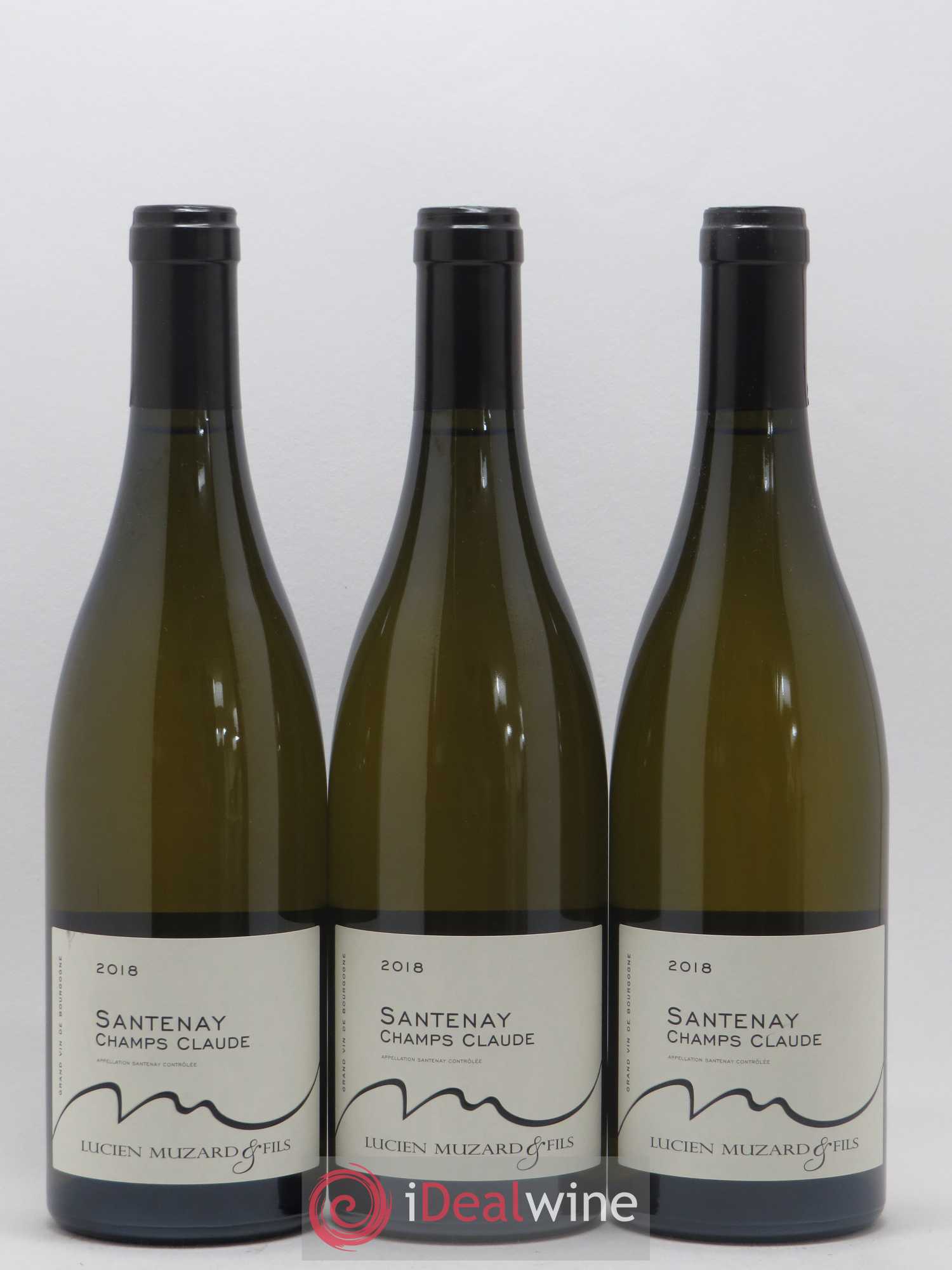 Santenay Champs Claude Lucien Muzard et Fils 2018 - Lot de 3 bouteilles - 0