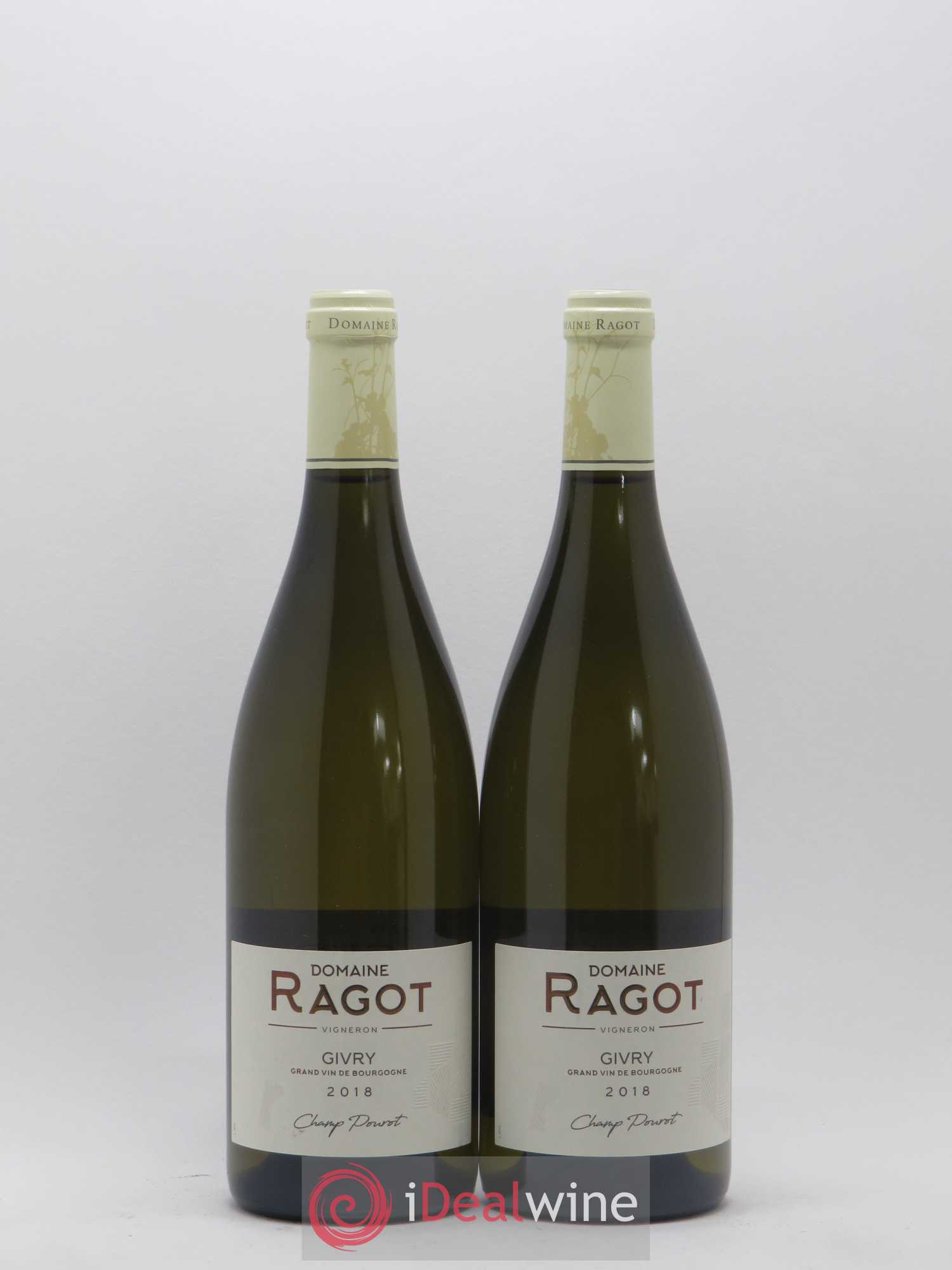 Givry Champ Pourot Domaine Ragot 2018 - Posten von 2 Flaschen - 0