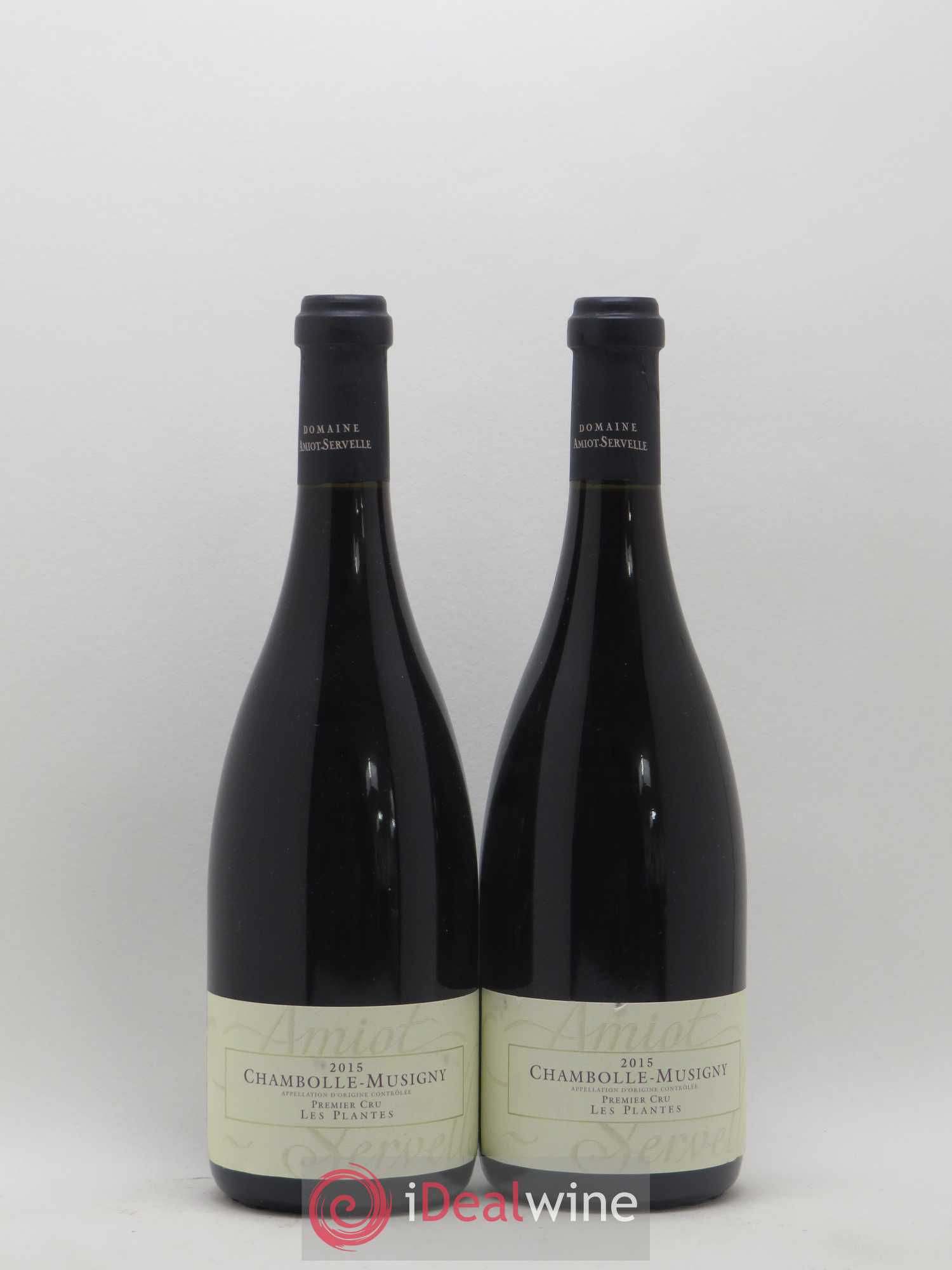 Chambolle-Musigny 1er Cru Les Plantes Amiot-Servelle 2015 - Lot de 2 bouteilles - 0