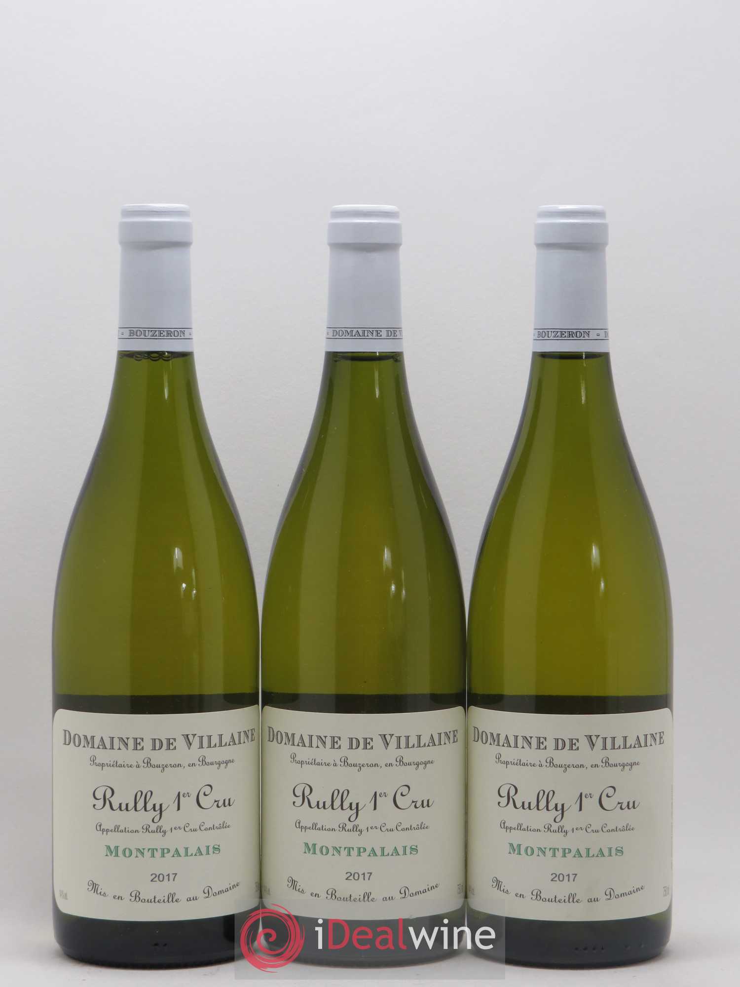 Rully 1er Cru Montpalais Domaine de Villaine 2017 - Lot de 3 bouteilles - 0