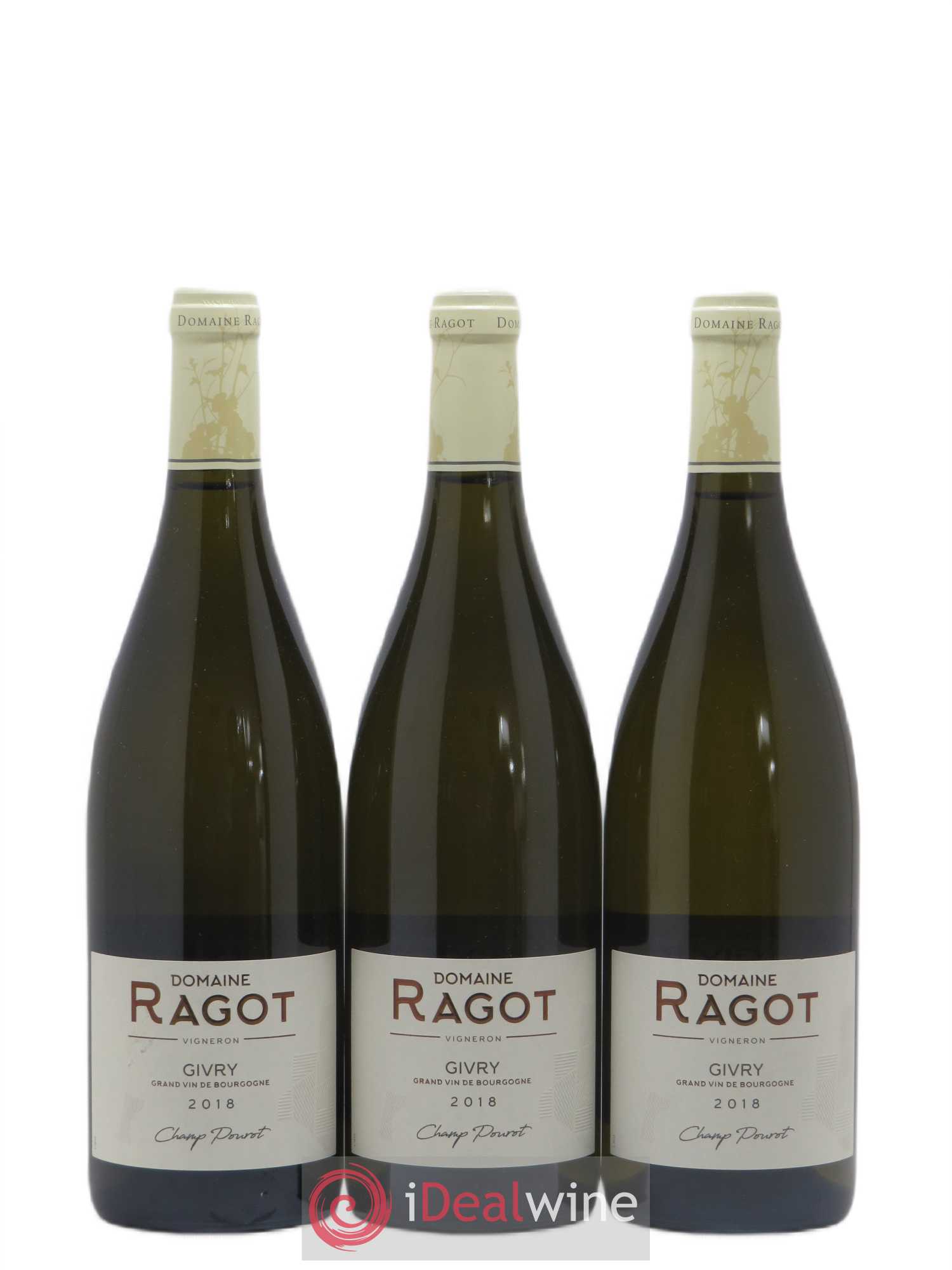 Givry Champ Pourot Domaine Ragot 2018 - Posten von 3 Flaschen - 0