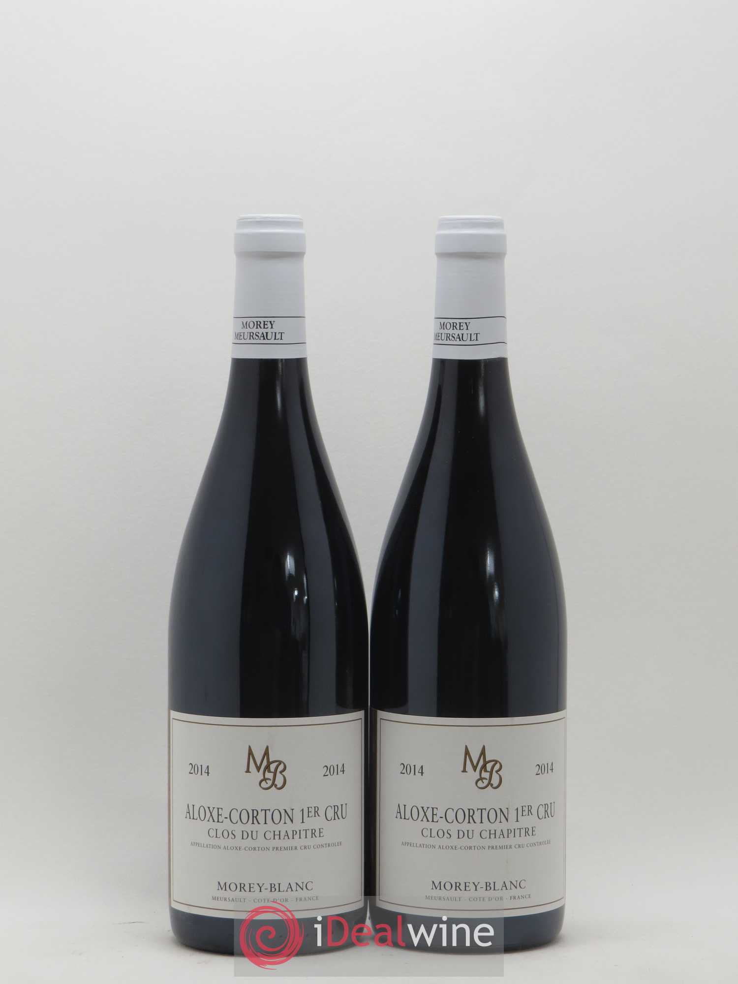 Aloxe-Corton 1er Cru Clos du Chapitre Morey-Blanc 2014 - Lot de 2 bouteilles - 0