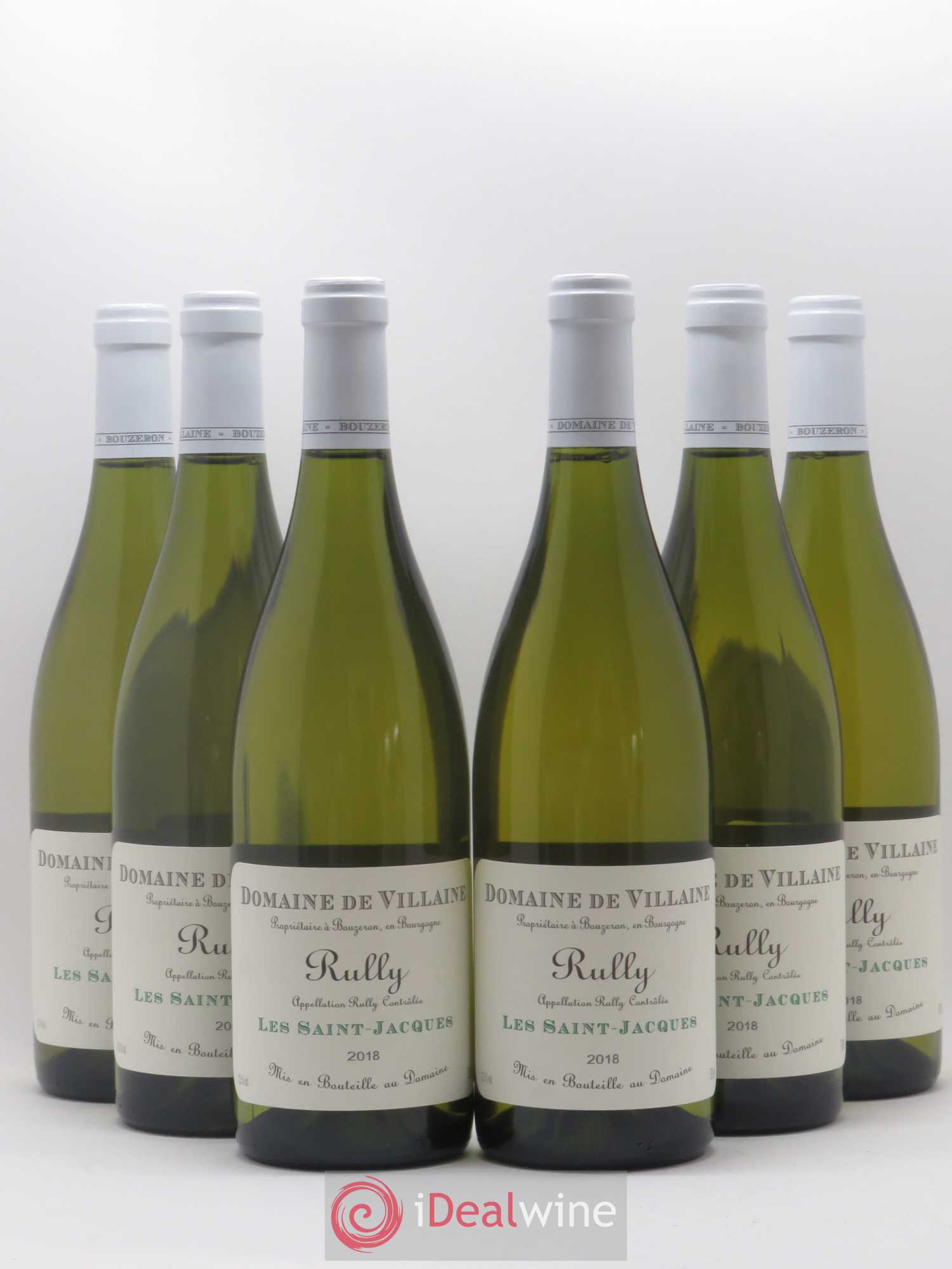 Rully Les Saint-Jacques Domaine de Villaine 2018 - Lot de 6 bouteilles - 0