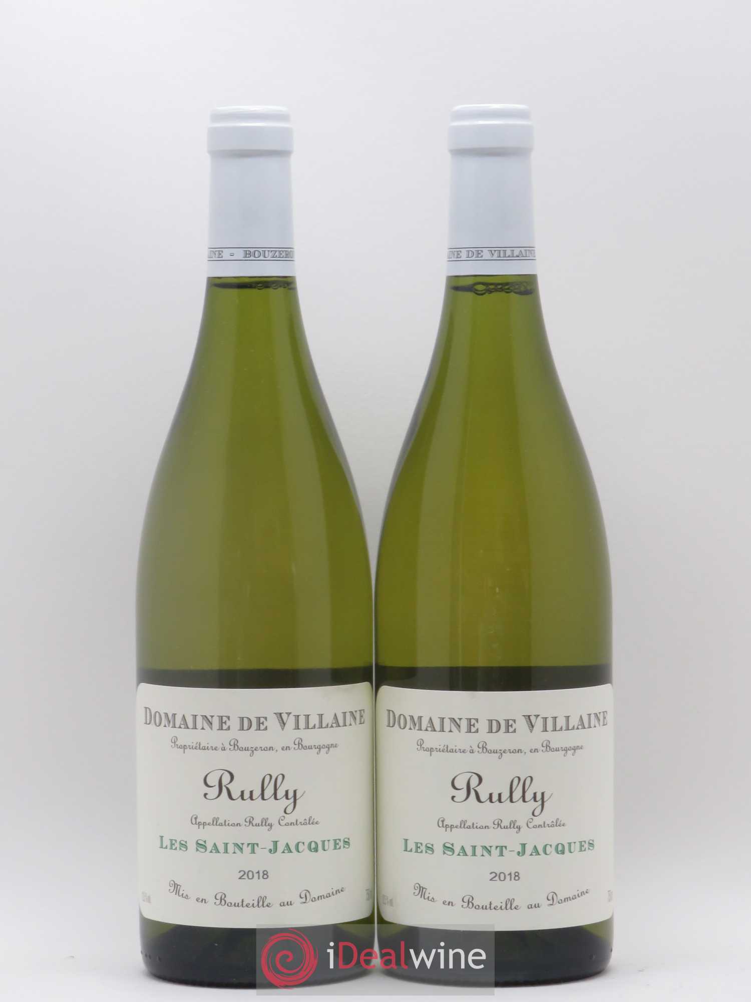 Rully Les Saint-Jacques Domaine de Villaine 2018 - Lot de 2 bouteilles - 0