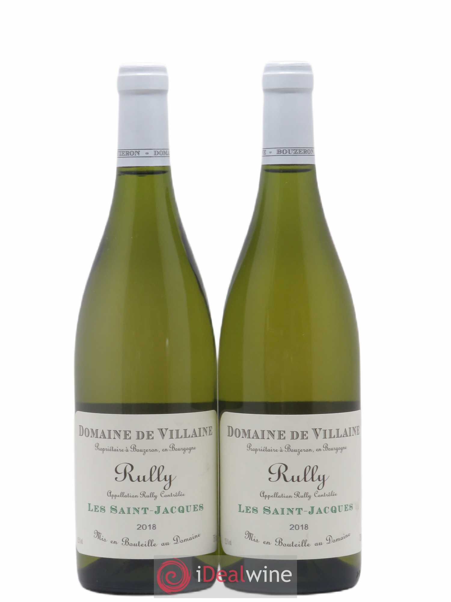 Rully Les Saint-Jacques Domaine de Villaine (sans prix de réserve) 2018 - Lot de 2 bouteilles - 0