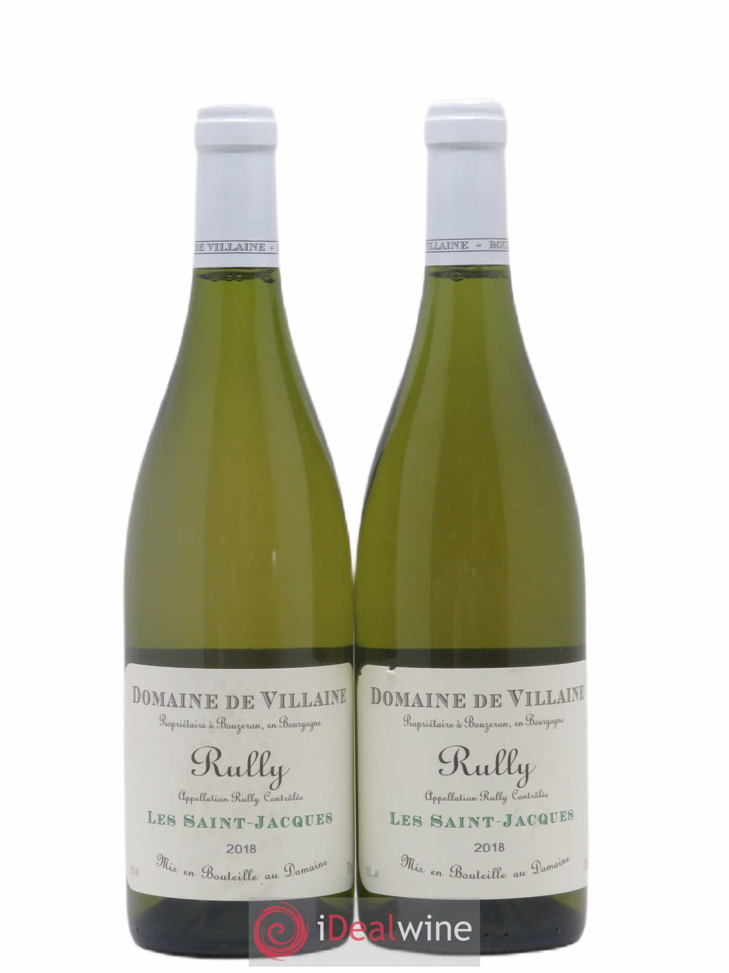 Rully Les Saint-Jacques Domaine de Villaine 2018 - Lot de 2 bouteilles - 0