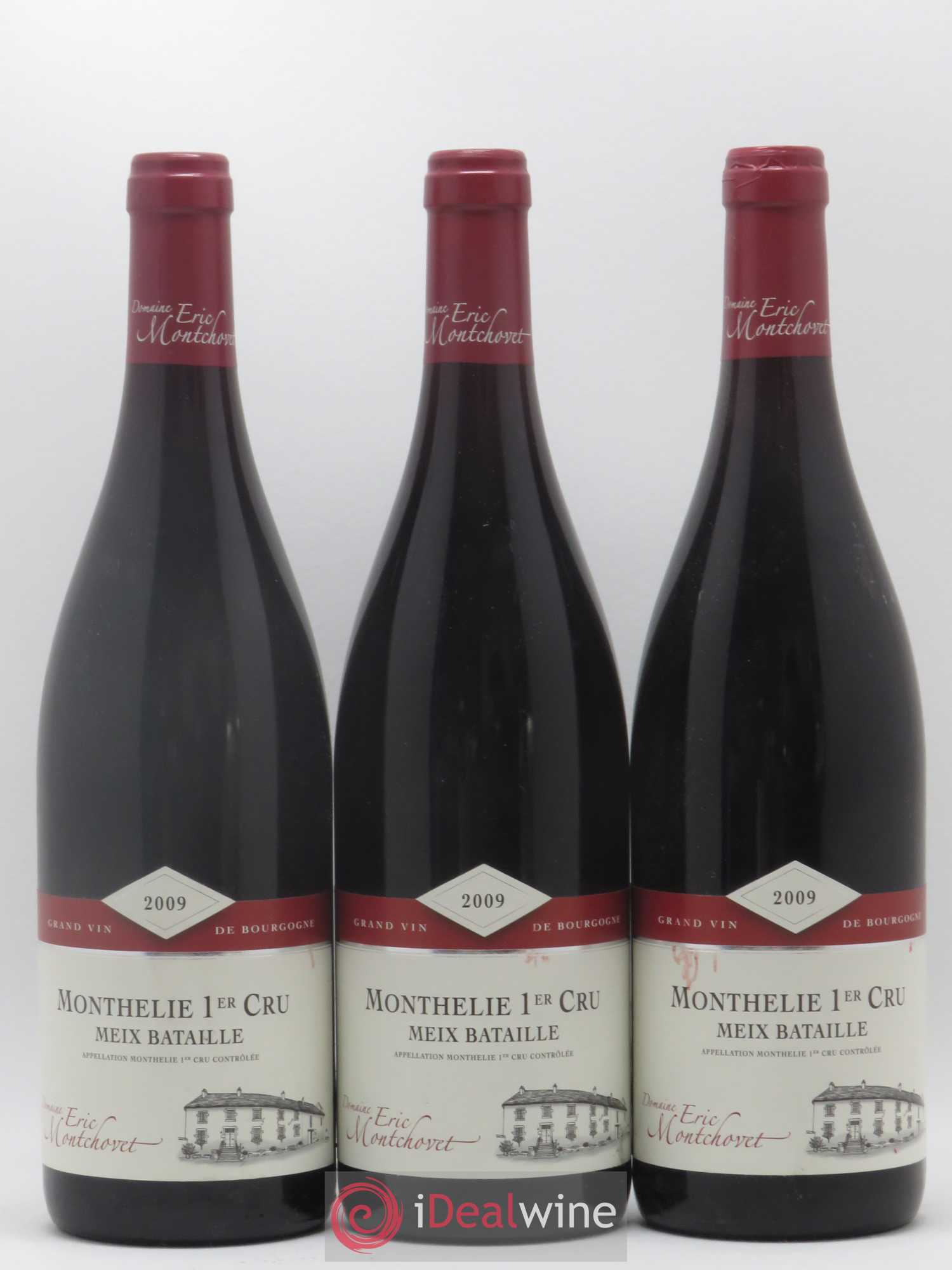 Monthélie 1er Cru Domaine Eric Montchovet Meix Bataille 2009 - Posten von 3 Flaschen - 0