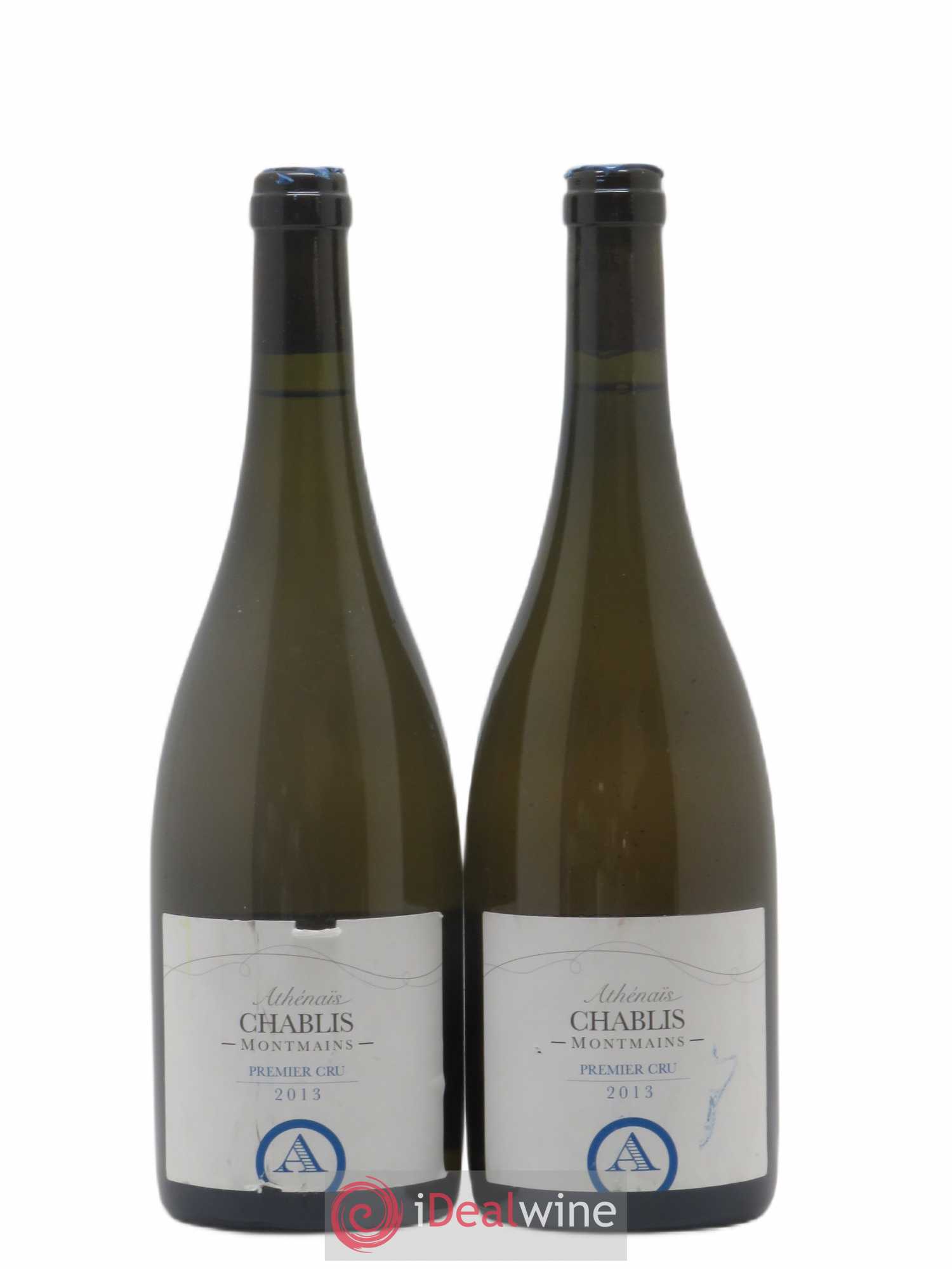 Chablis 1er Cru Montmains Athenais Béru (sans prix de réserve) 2013 - Posten von 2 Flaschen - 0
