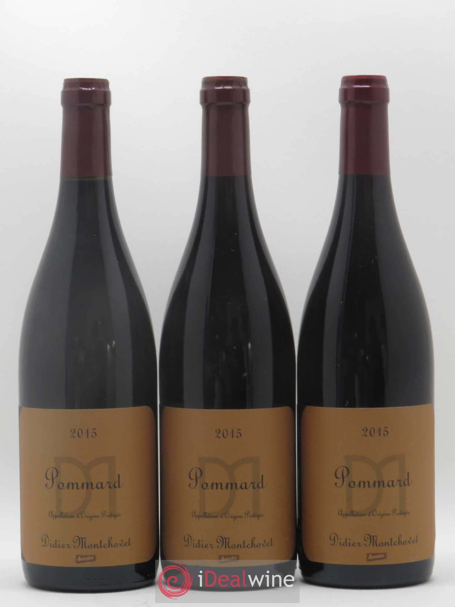 Pommard Domaine Didier Montchovet 2015 - Lotto di 3 bottiglie - 0