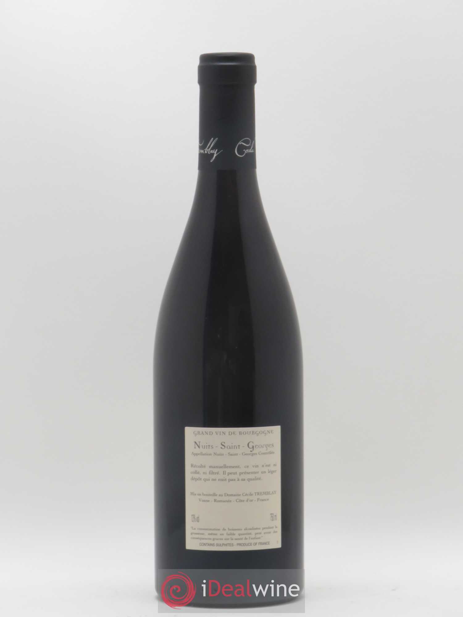 Nuits-Saint-Georges Albuca Cécile Tremblay 2017 - Lot de 1 bouteille - 1