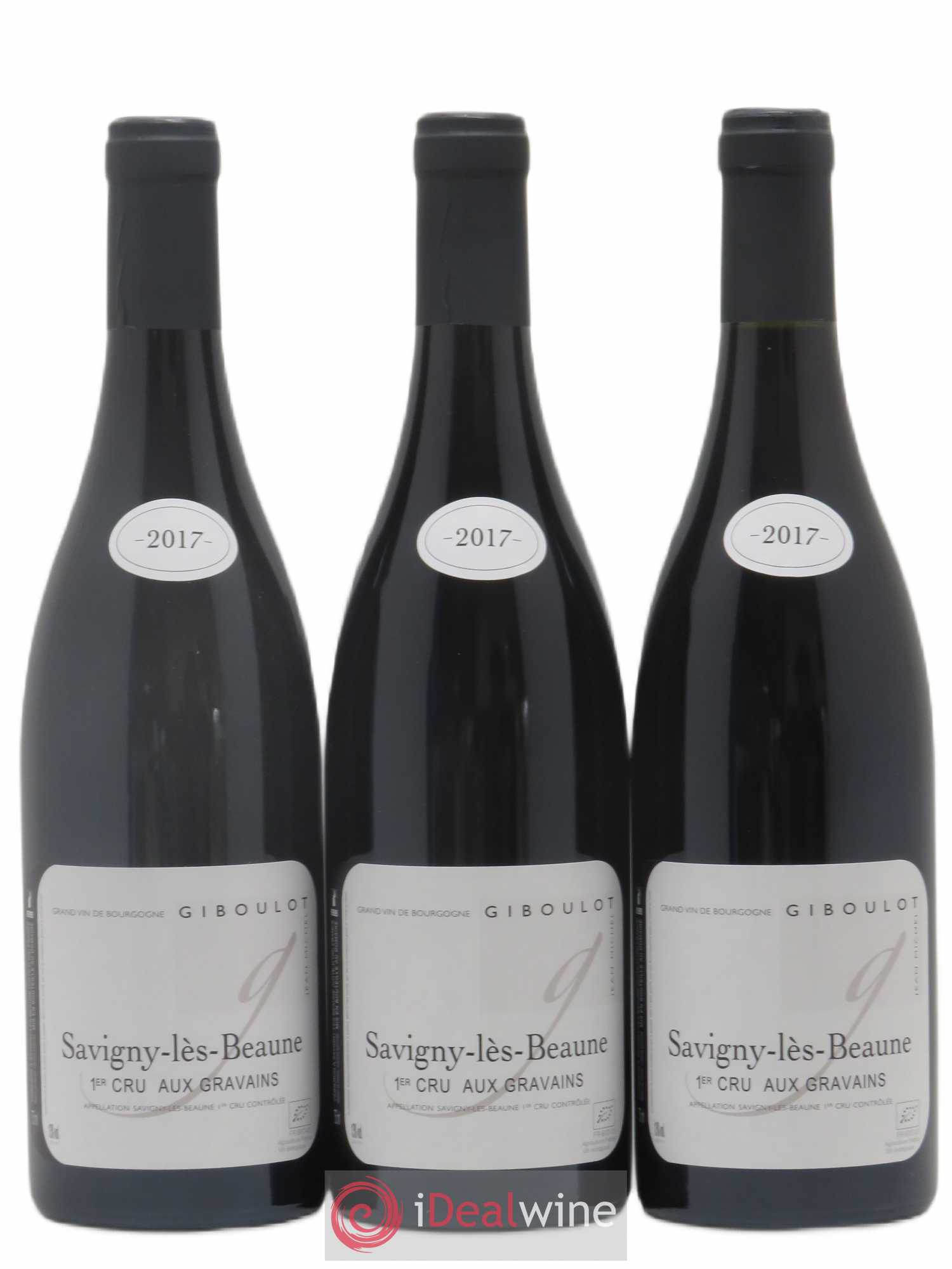 Savigny-lès-Beaune 1er Cru Aux Gravains Domaine J-M Giboulot 2017 - Posten von 3 Flaschen - 0