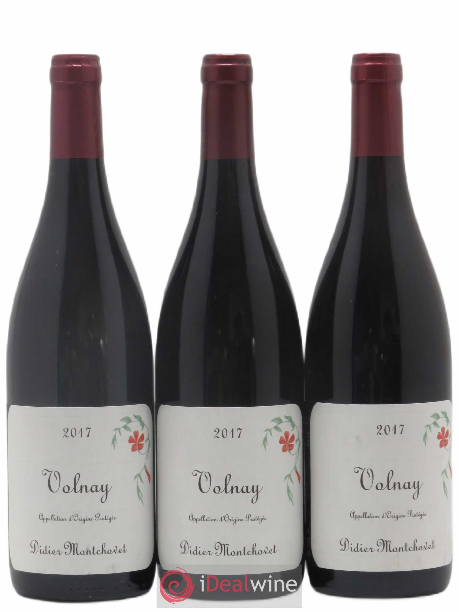 Volnay Domaine Didier Montchovet 2017 - Posten von 3 Flaschen - 0