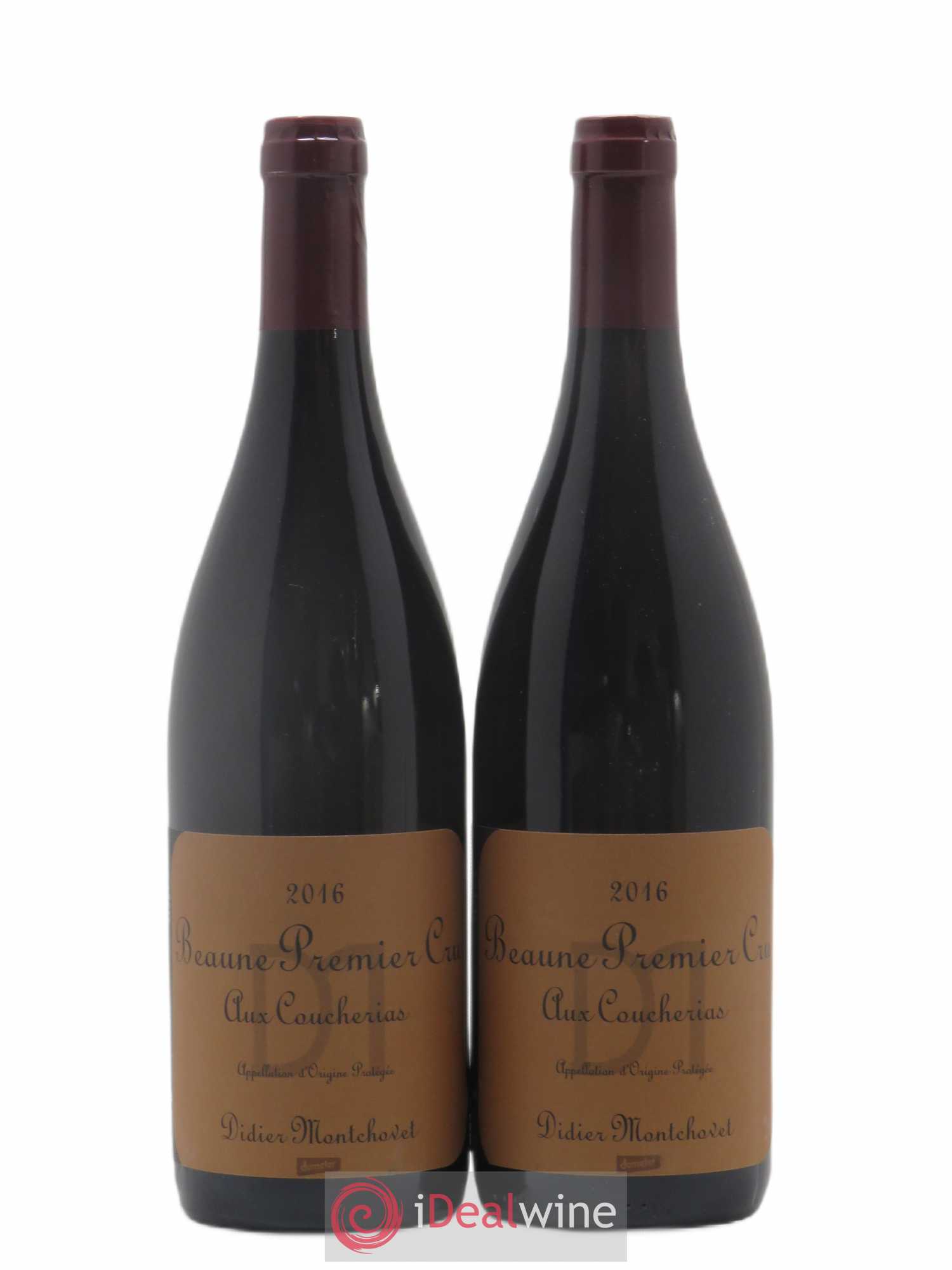 Beaune 1er Cru Aux Coucherias Domaine Didier Montchovet (sans prix de réserve) 2016 - Posten von 2 Flaschen - 0