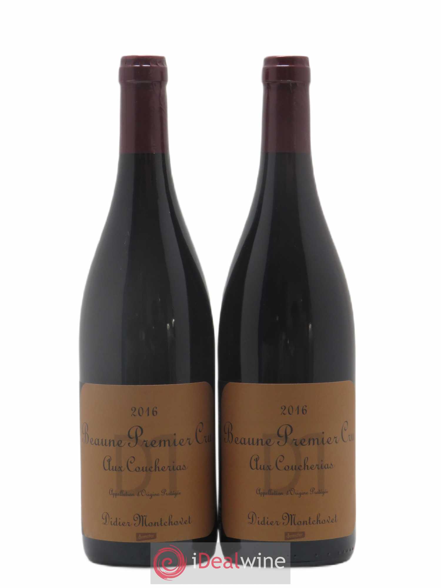Beaune 1er Cru Aux Coucherias Domaine Didier Montchovet (sans prix de réserve) 2016 - Posten von 2 Flaschen - 0