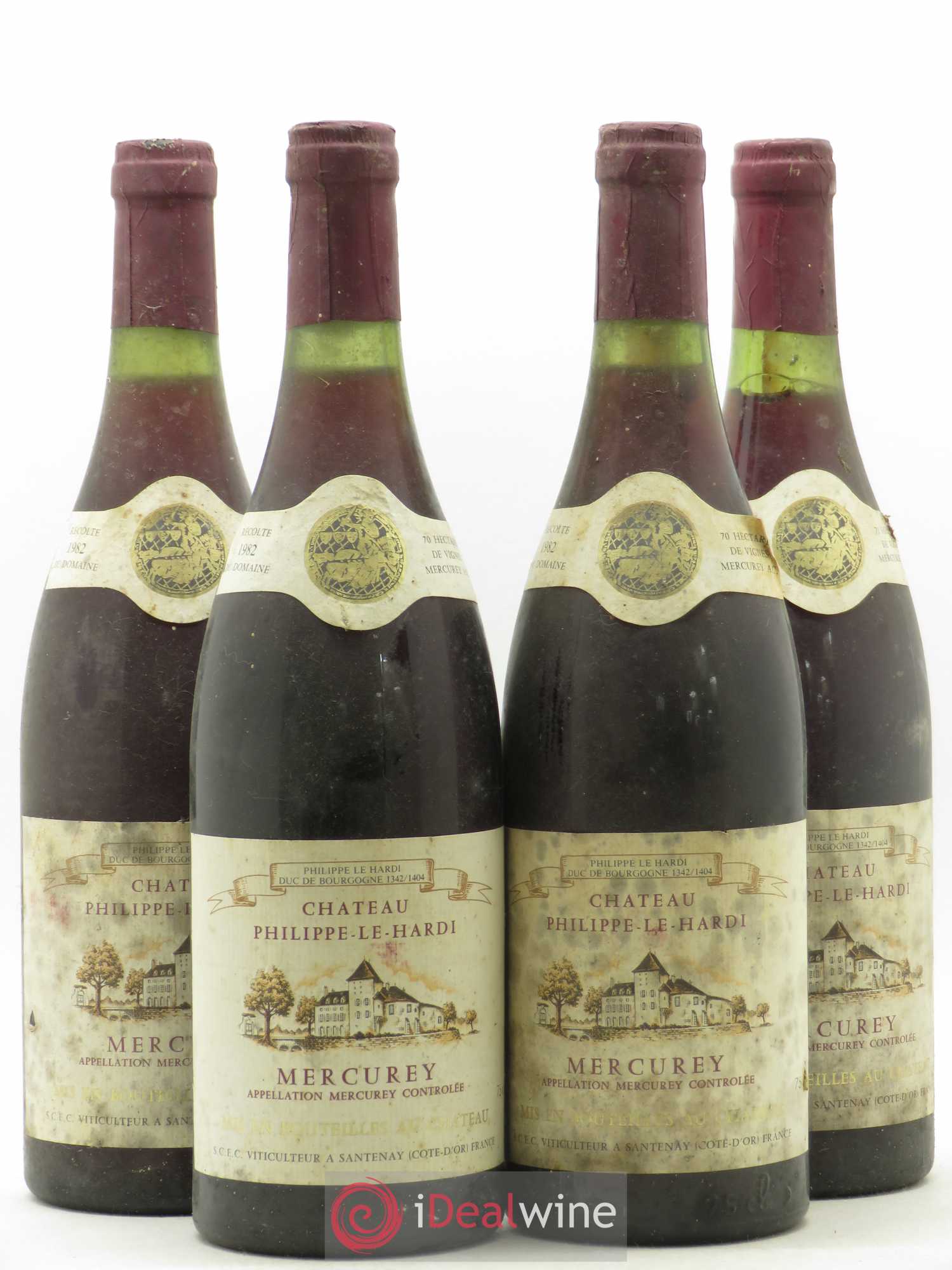 Mercurey 1992 - Posten von 4 Flaschen - 0