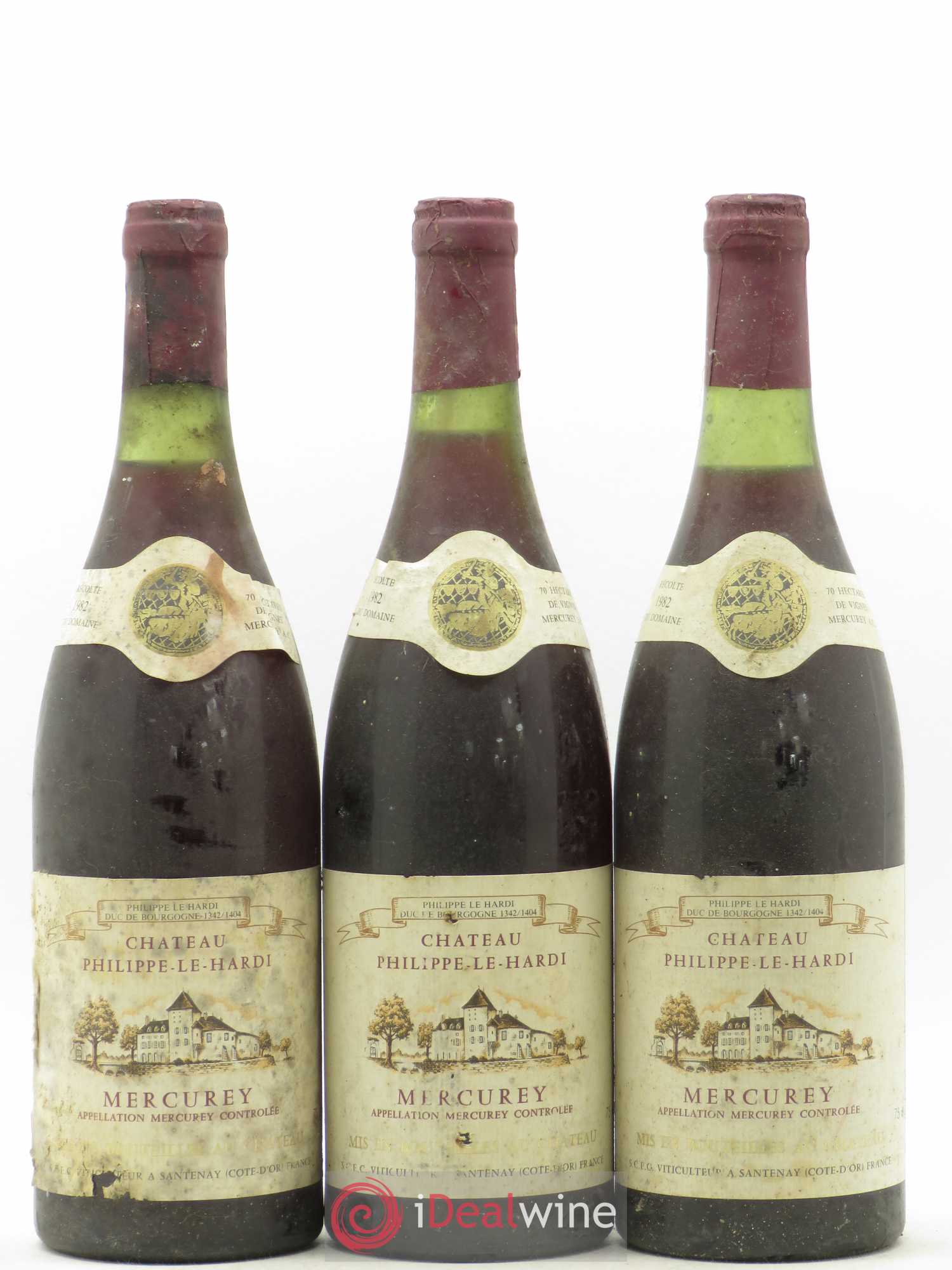 Mercurey 1992 - Posten von 3 Flaschen - 0