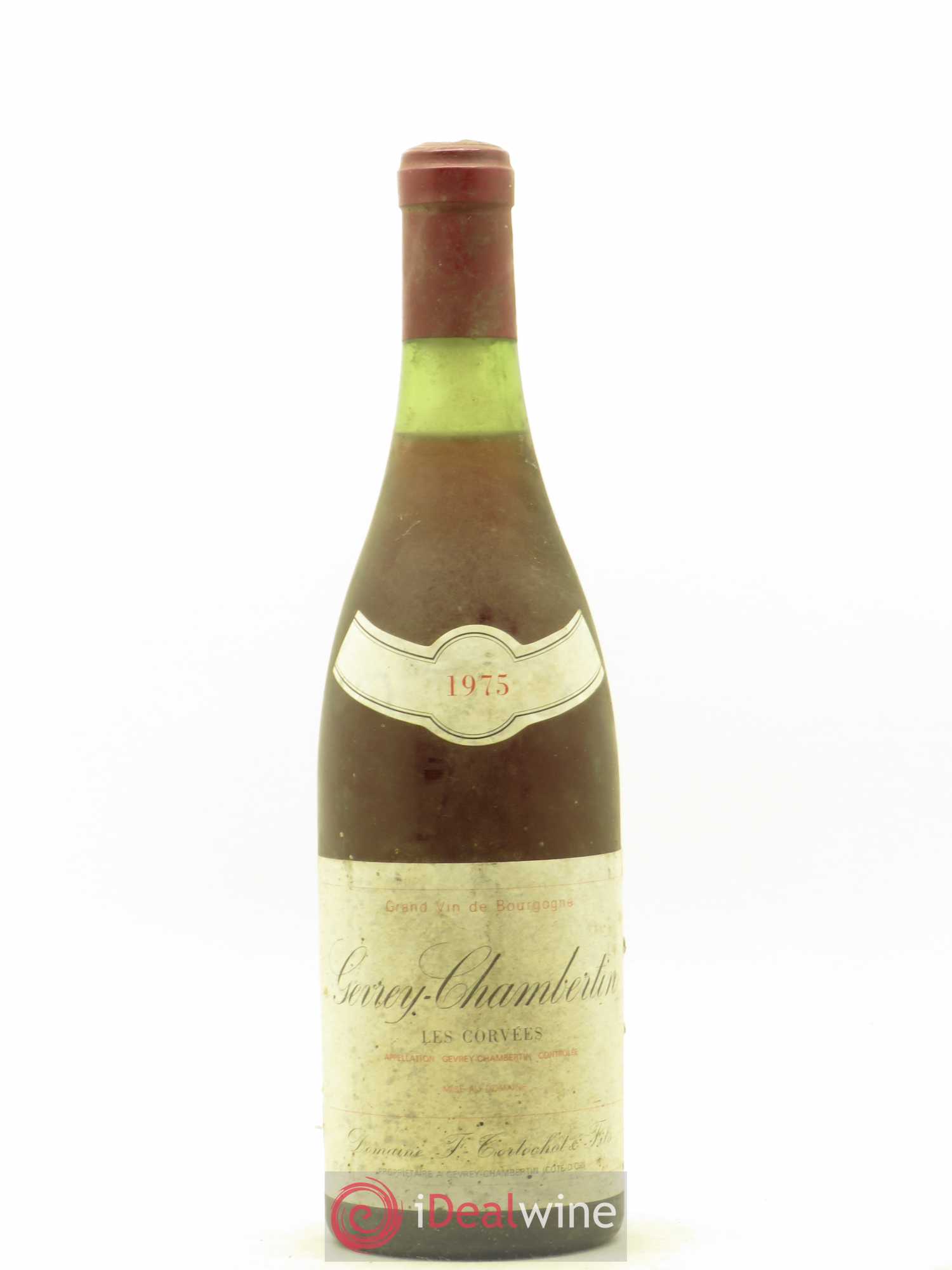 Gevrey-Chambertin Les Corvées Domaine F. Tortochot Fils 1975 - Posten von 1 Flasche - 0