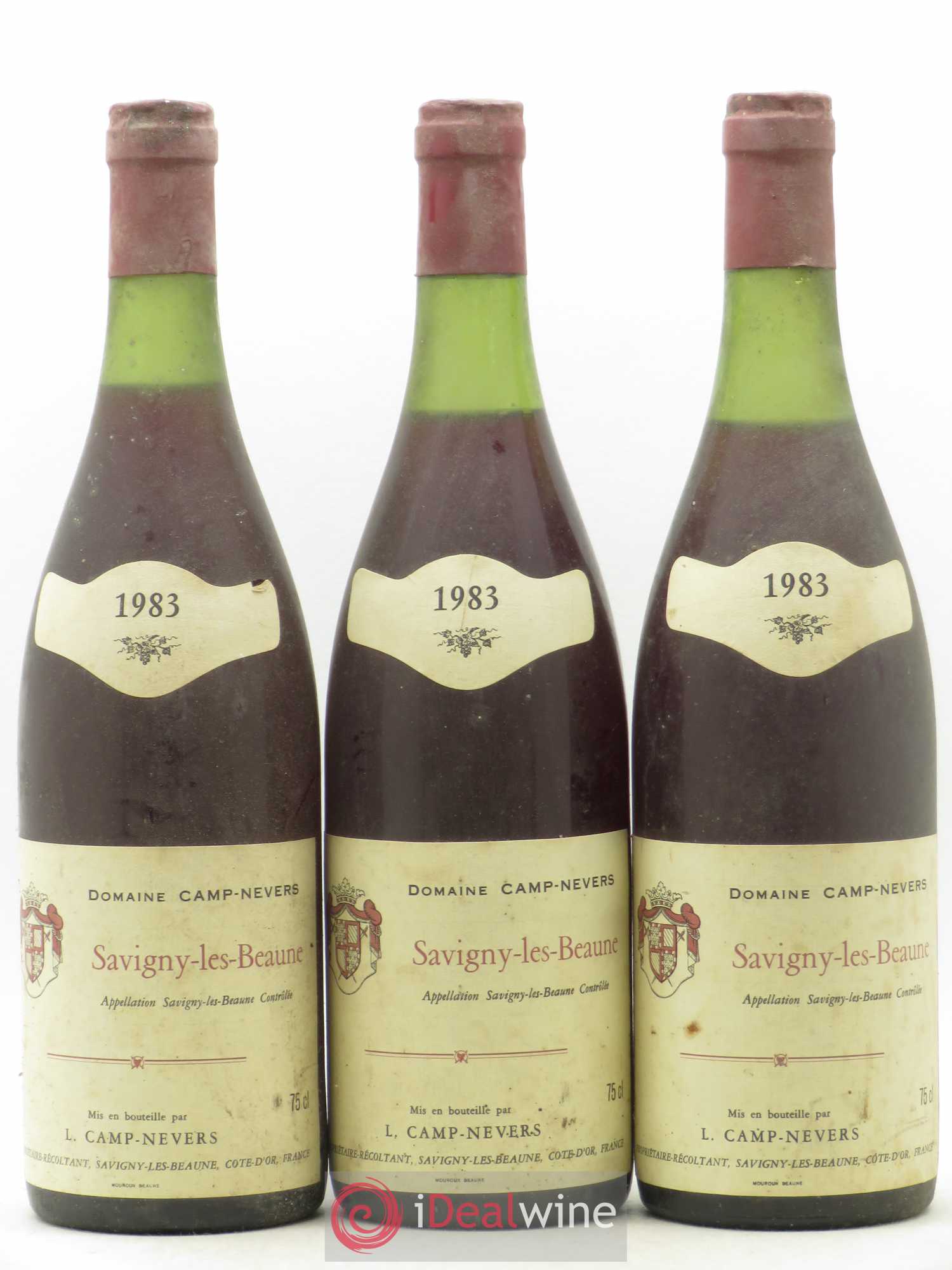Savigny-lès-Beaune L. Camp Nevers 1983 - Lot de 3 bouteilles - 0
