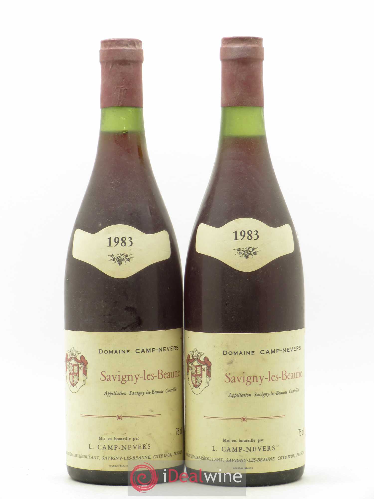 Savigny-lès-Beaune L. Camp Nevers 1983 - Lot de 2 bouteilles - 0