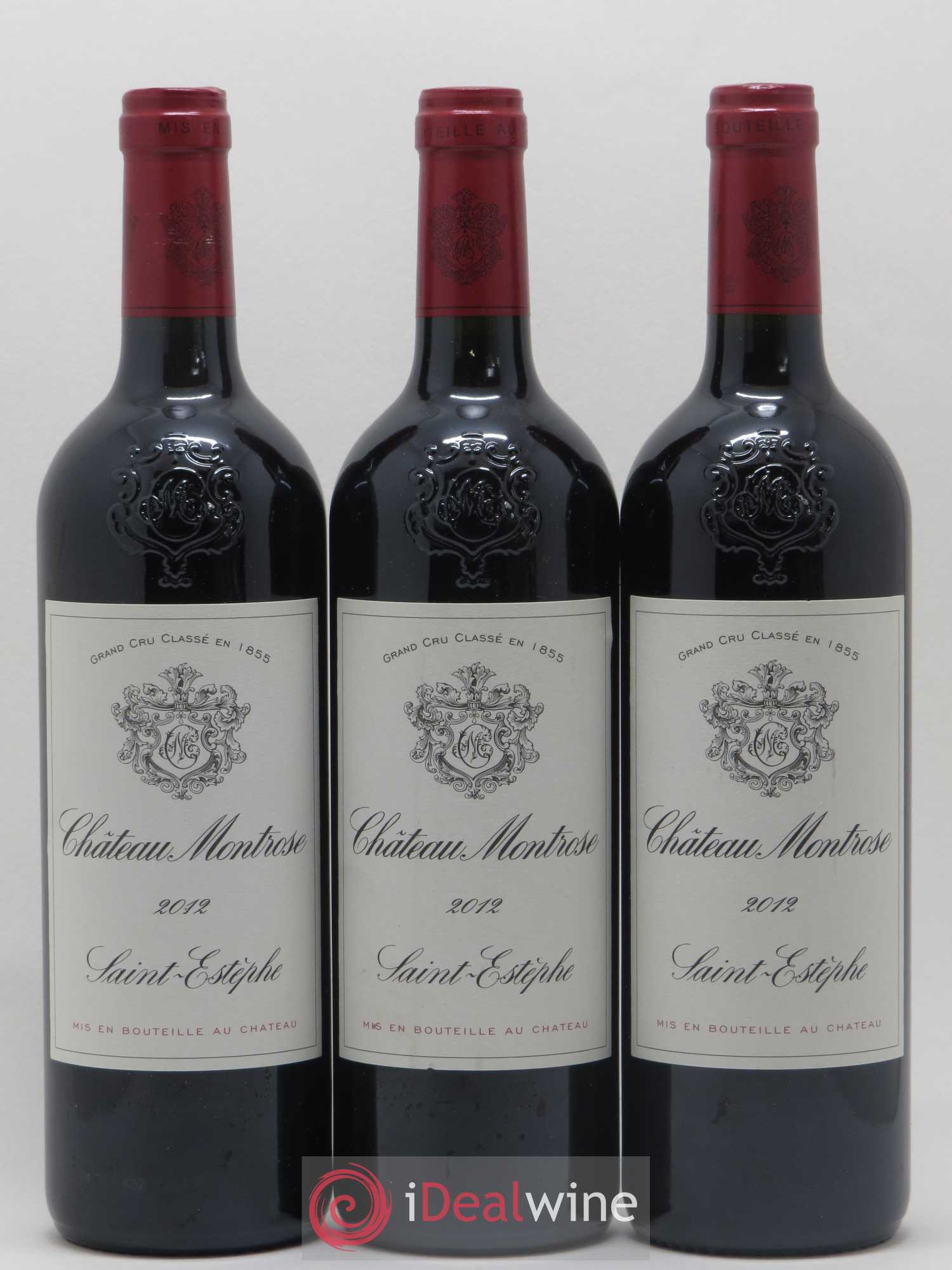 Château Montrose 2ème Grand Cru Classé 2012 - Lot de 3 bouteilles - 0