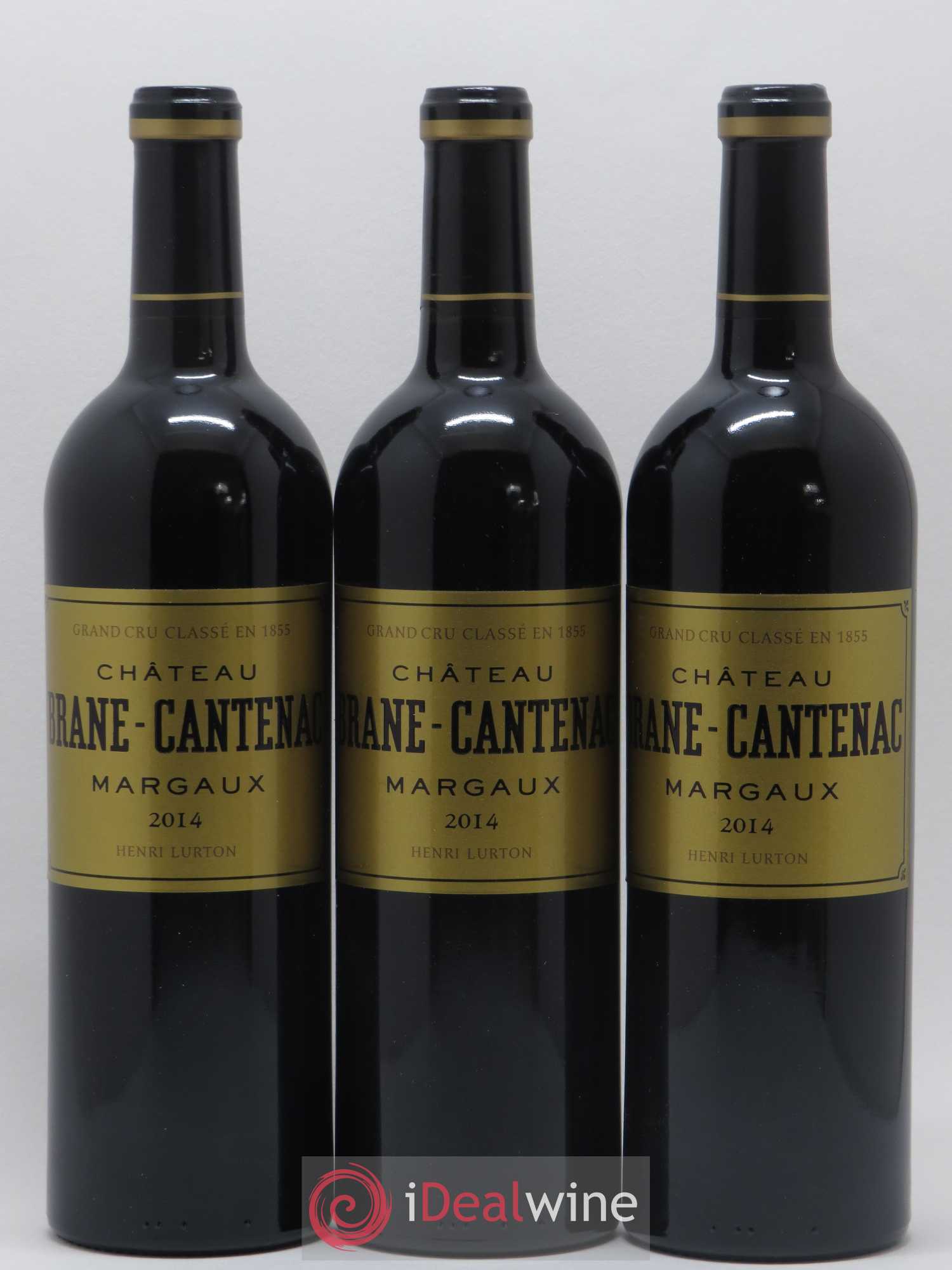 Château Brane Cantenac 2ème Grand Cru Classé 2014 - Lot de 3 bouteilles - 0