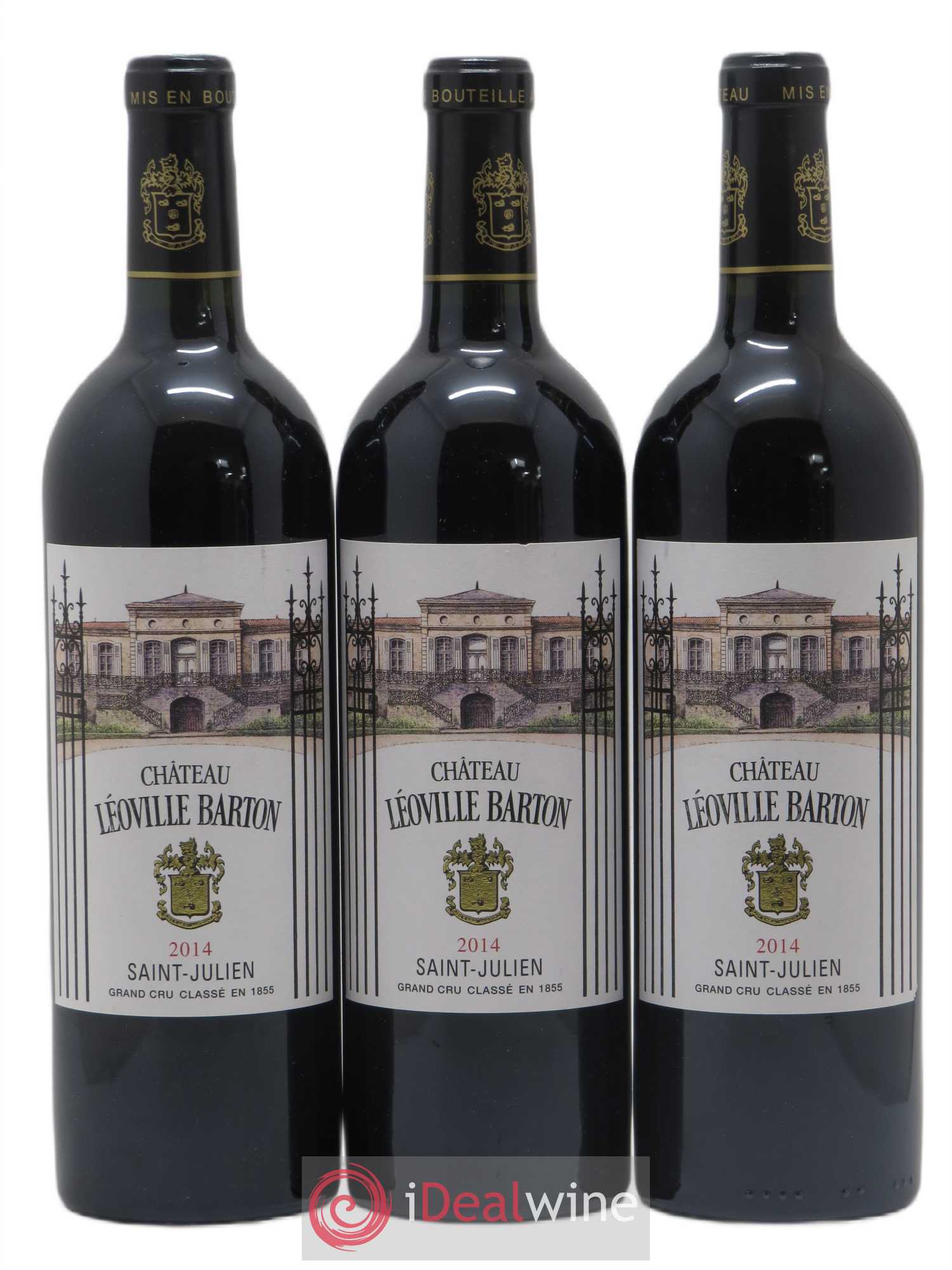 Château Léoville Barton 2ème Grand Cru Classé 2014 - Lot de 3 bouteilles - 0