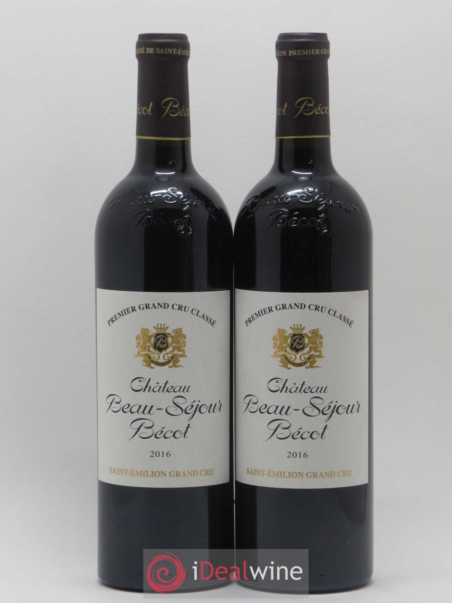 Château Beau-Séjour Bécot 1er Grand Cru Classé B 2016 - Lot de 2 bouteilles - 0