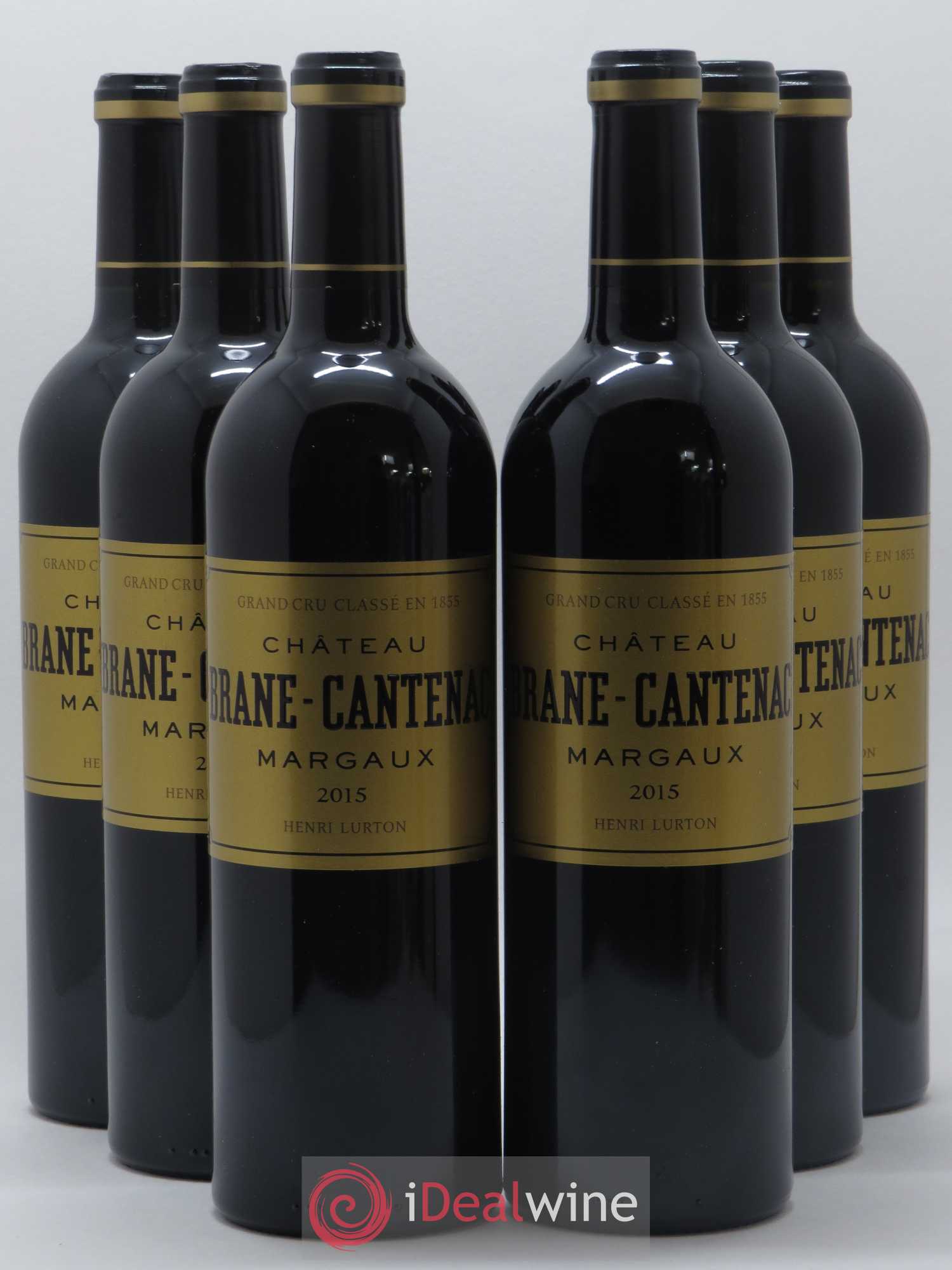 Château Brane Cantenac 2ème Grand Cru Classé 2015 - Lot de 6 bouteilles - 0