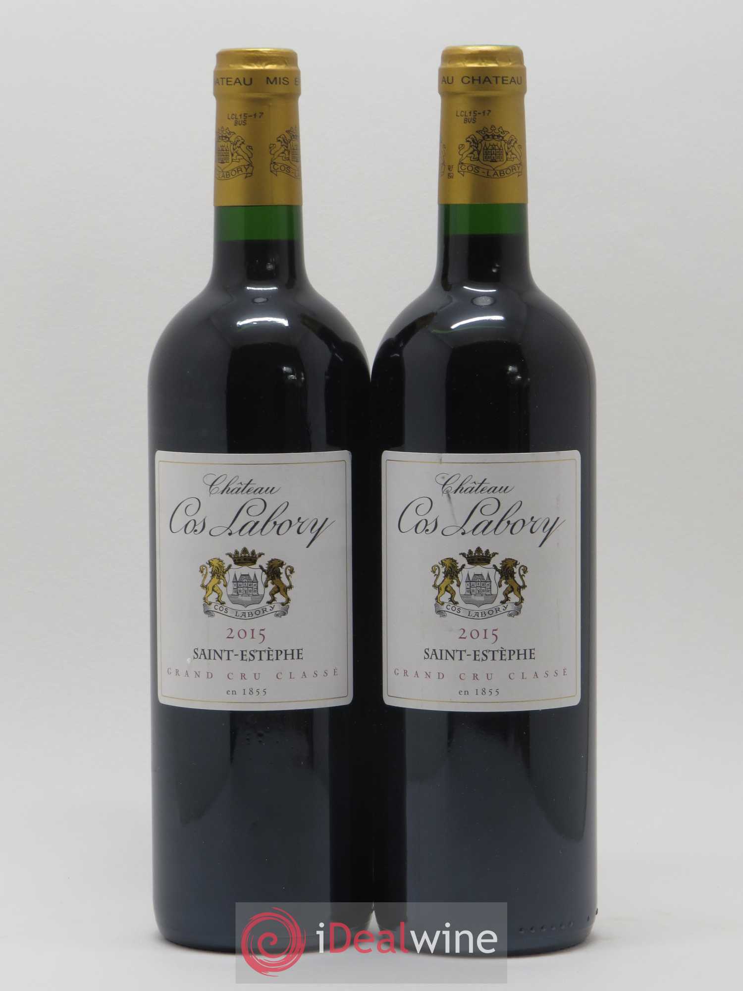 Château Cos Labory 5ème Grand Cru Classé 2015 - Lot de 2 bouteilles - 0