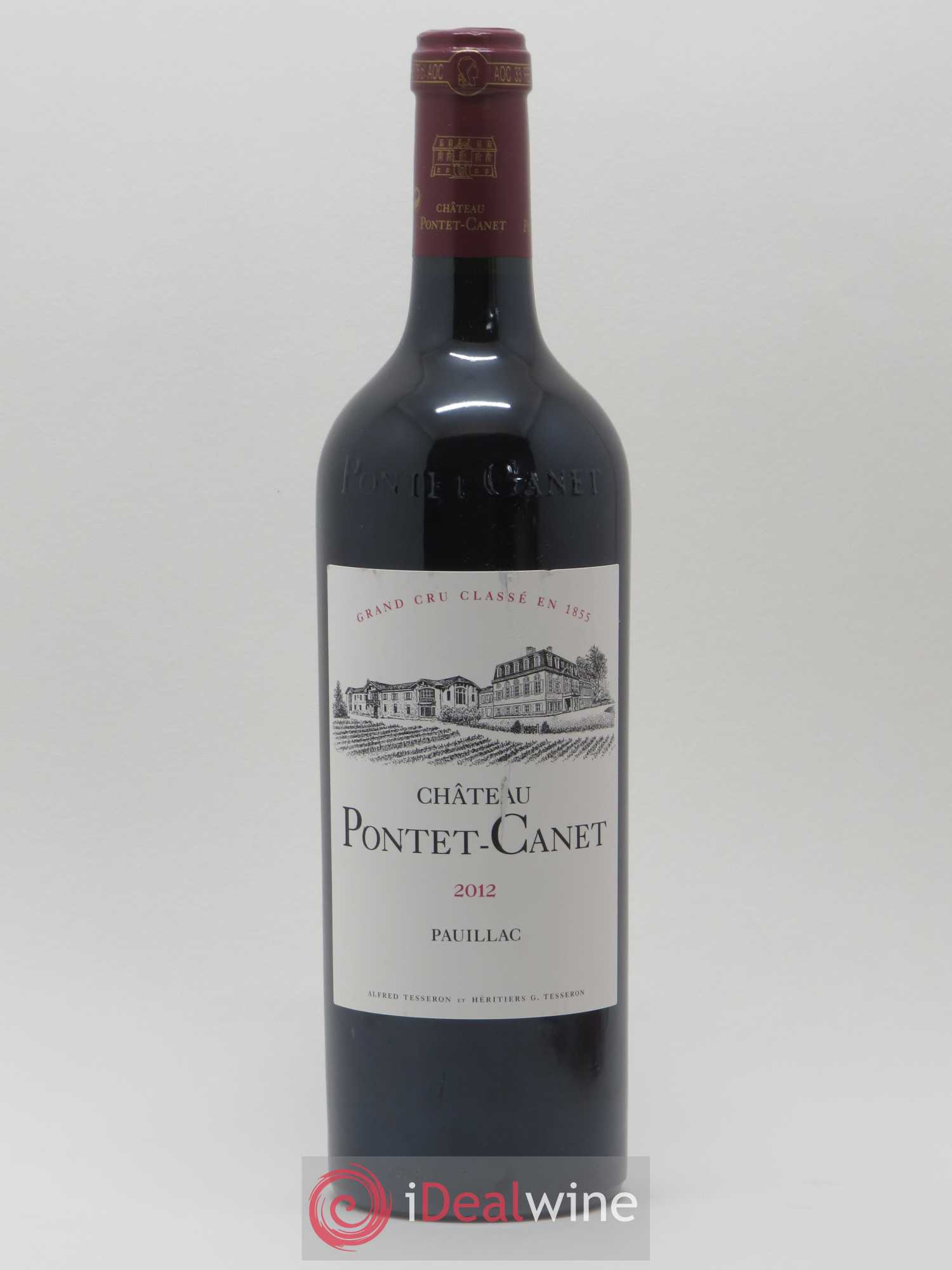 Château Pontet Canet 5ème Grand Cru Classé 2012 - Lot de 1 bouteille - 0