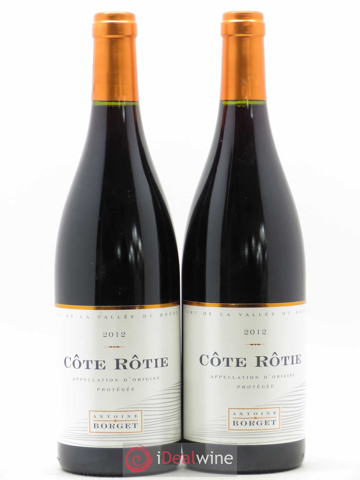 Côte-Rôtie Antoine Borget 2012 - Posten von 2 Flaschen - 0