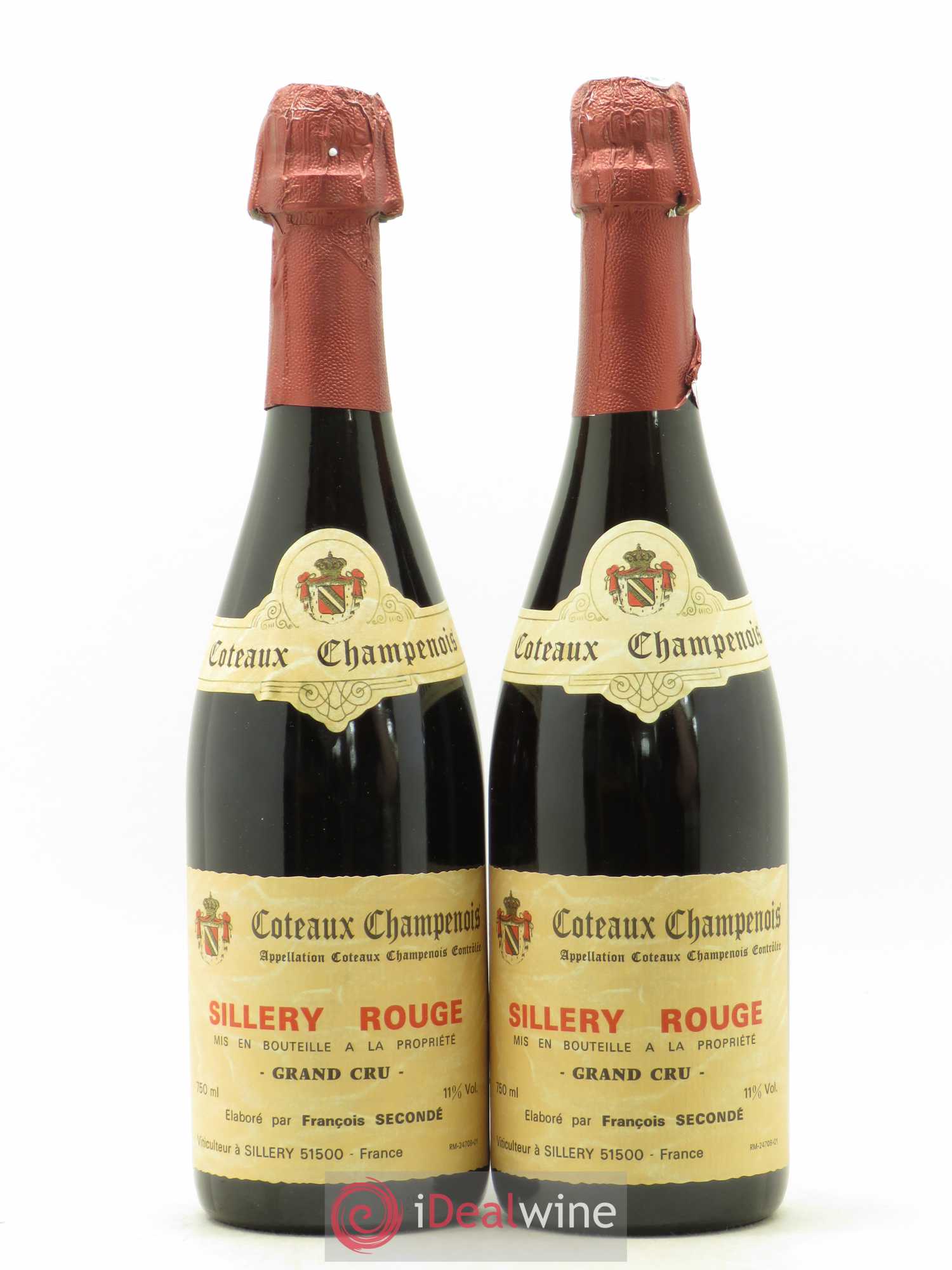 Coteaux Champenois Sillery François Secondé - Lot de 2 bouteilles - 0
