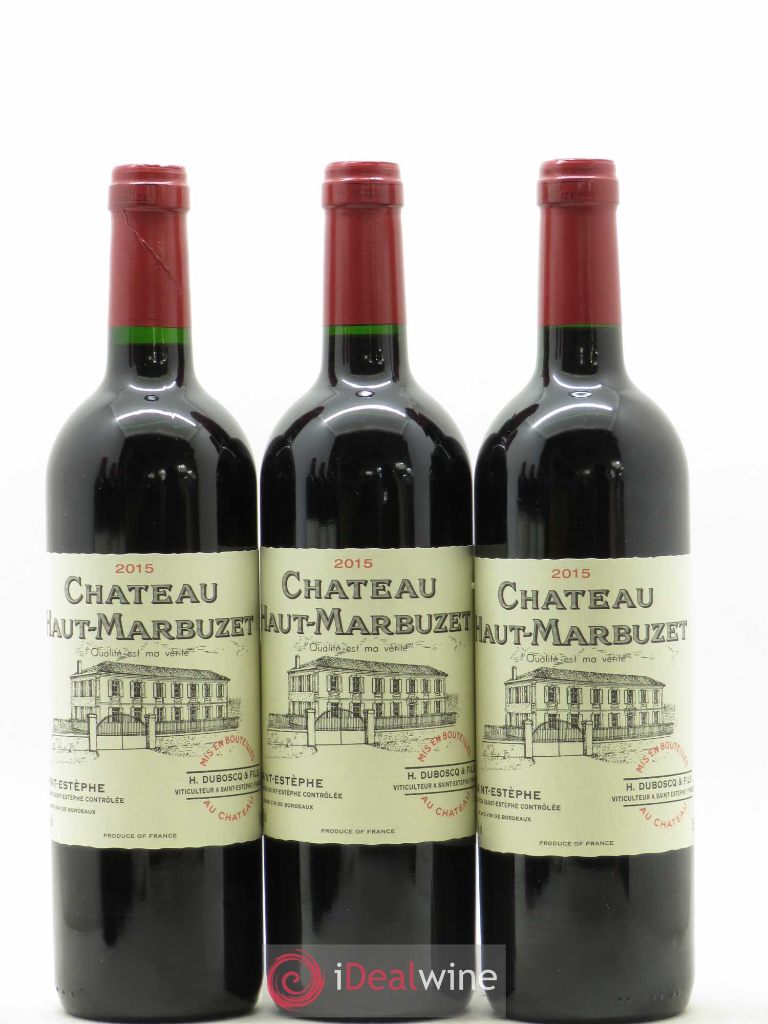 Château Haut Marbuzet 2015 - Lot de 6 bouteilles - 1