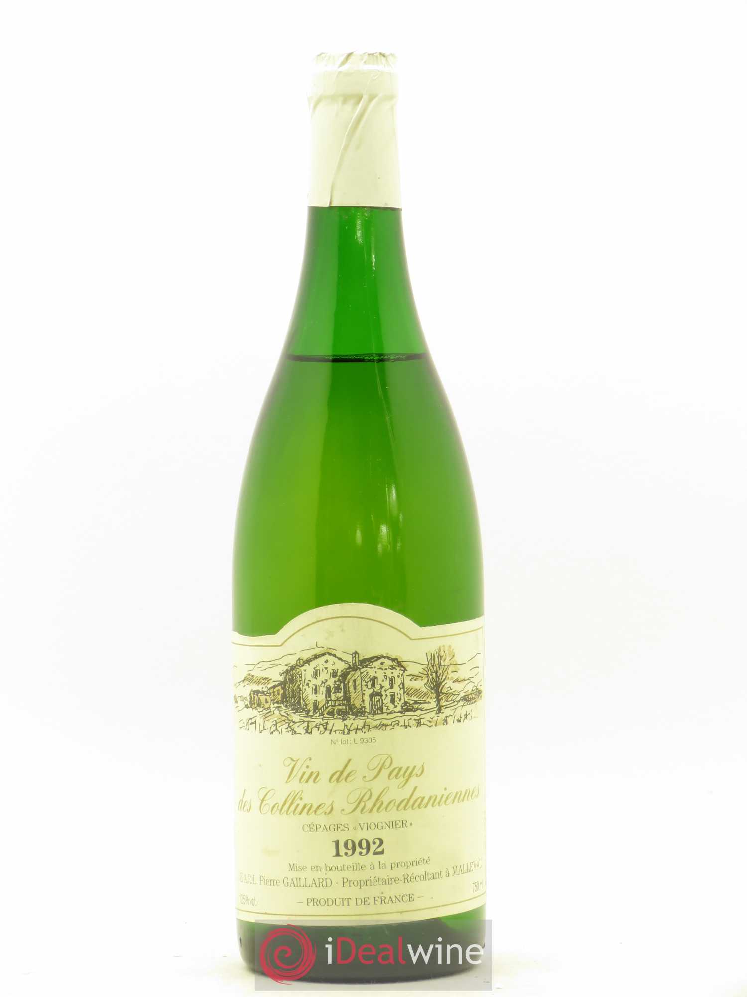 Collines Rhodaniennes Pierre Gaillard (sans prix de réserve) 1980 - Posten von 1 Flasche - 0