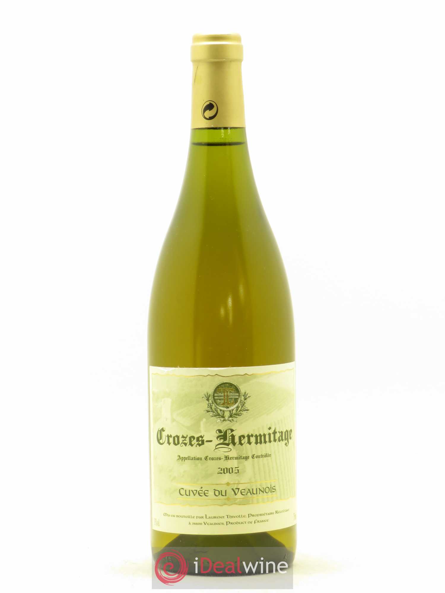 Crozes-Hermitage Cuvée du Veaunois Laurent Thivolle 2005 - Posten von 1 Flasche - 0