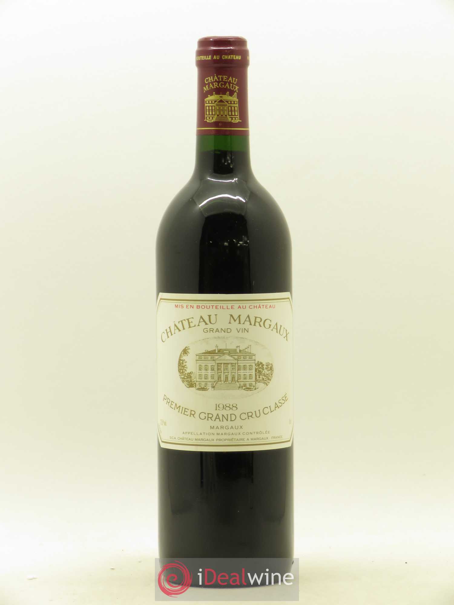 Château Margaux 1er Grand Cru Classé 1988 - Lot de 1 bouteille - 0