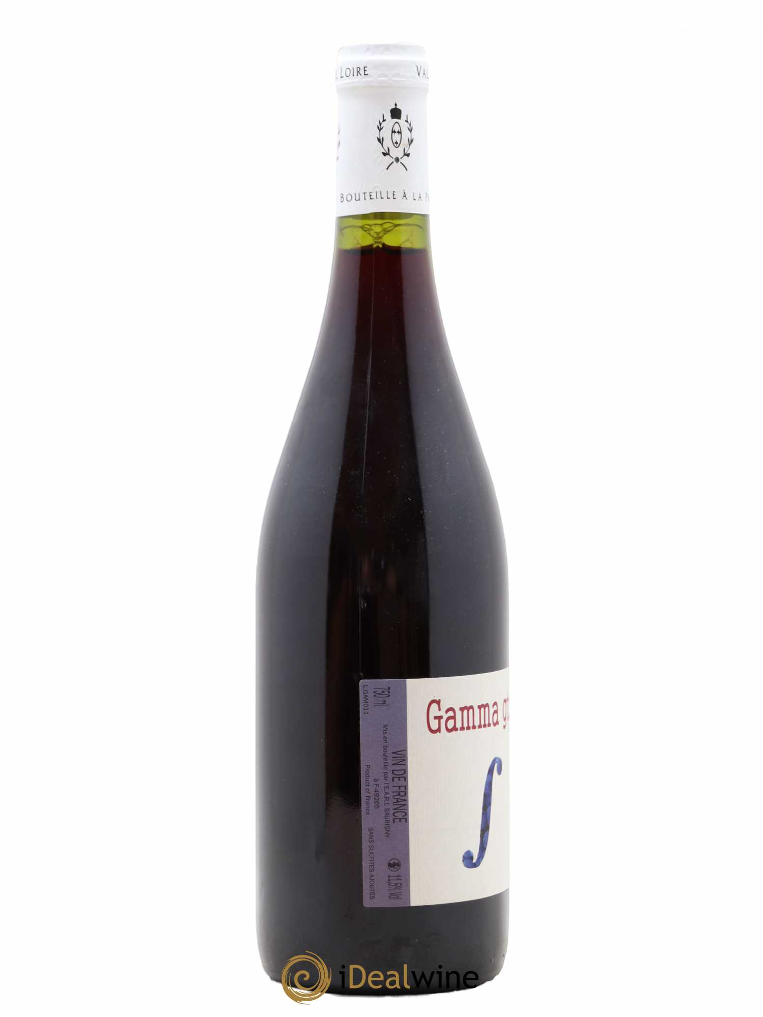 Vin de France Gamma GT Jérôme Saurigny 2011 - Lot of 1 bottle - 1