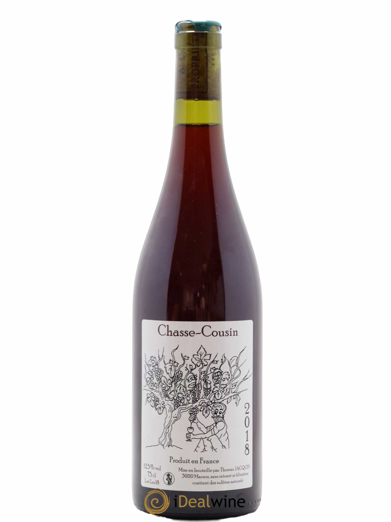 Vin de France Chasse Cousin Thomas Jacquin 2018 - Posten von 1 Flasche - 0