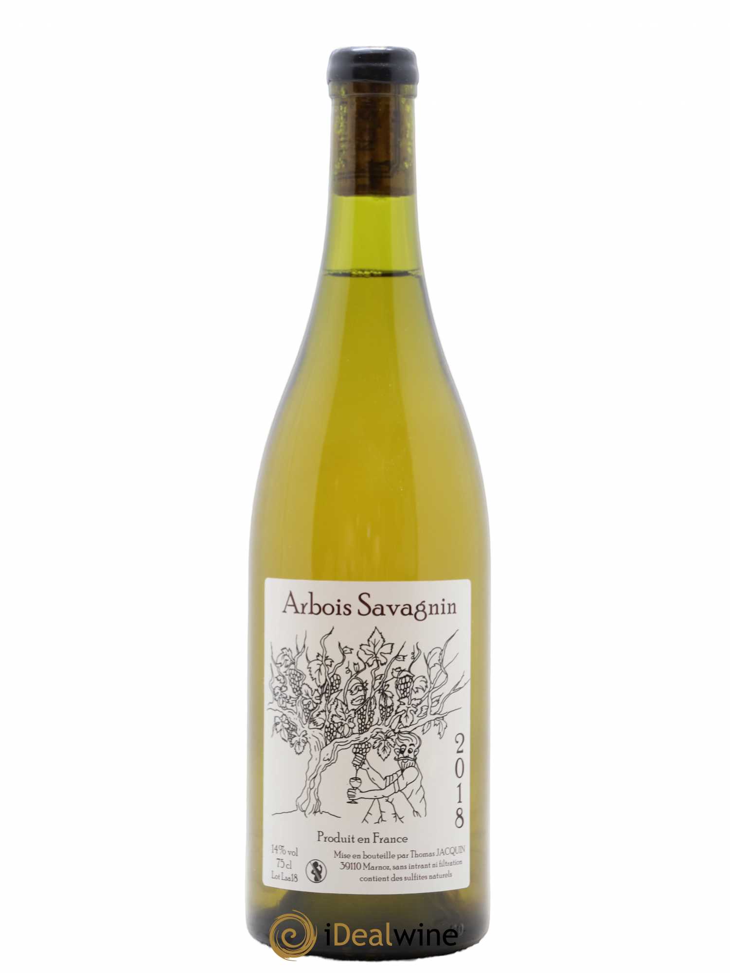 Arbois Savagnin Thomas Jacquin 2018 - Lot de 1 bouteille - 0