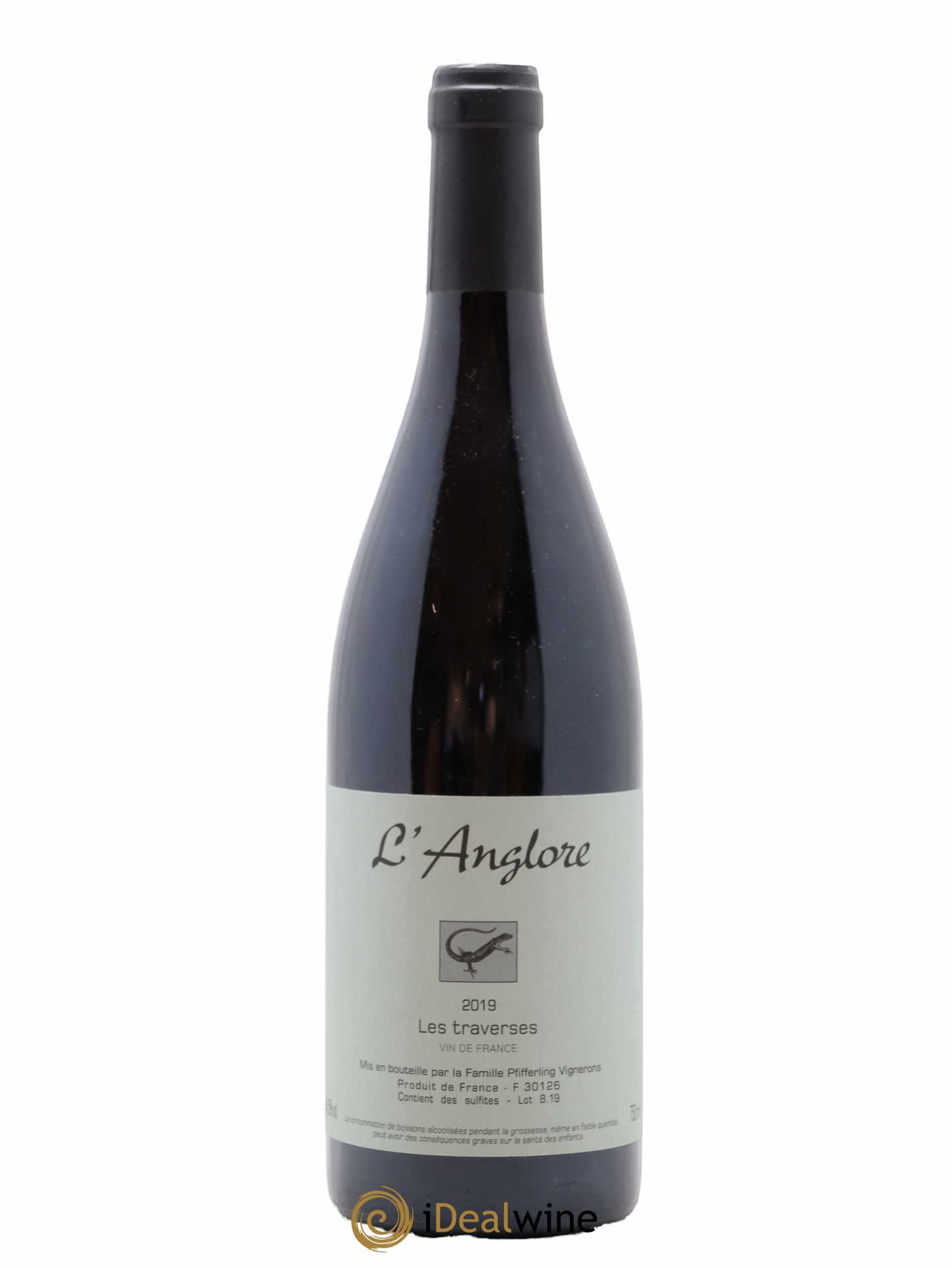 Vin de France Les Traverses L'Anglore 2019 - Lot de 1 bouteille - 0