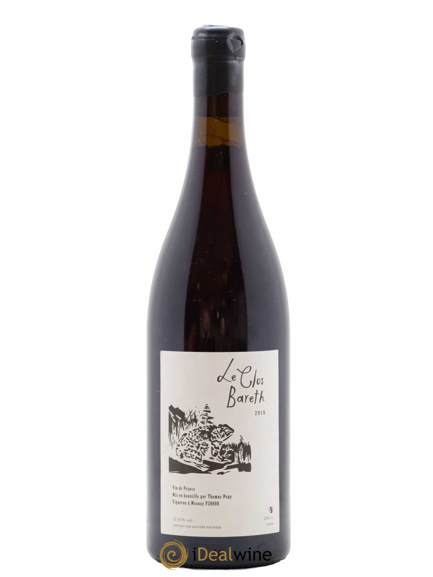 Vin de France Clos Bareth Thomas Popy 2019 - Lot de 1 bouteille - 0
