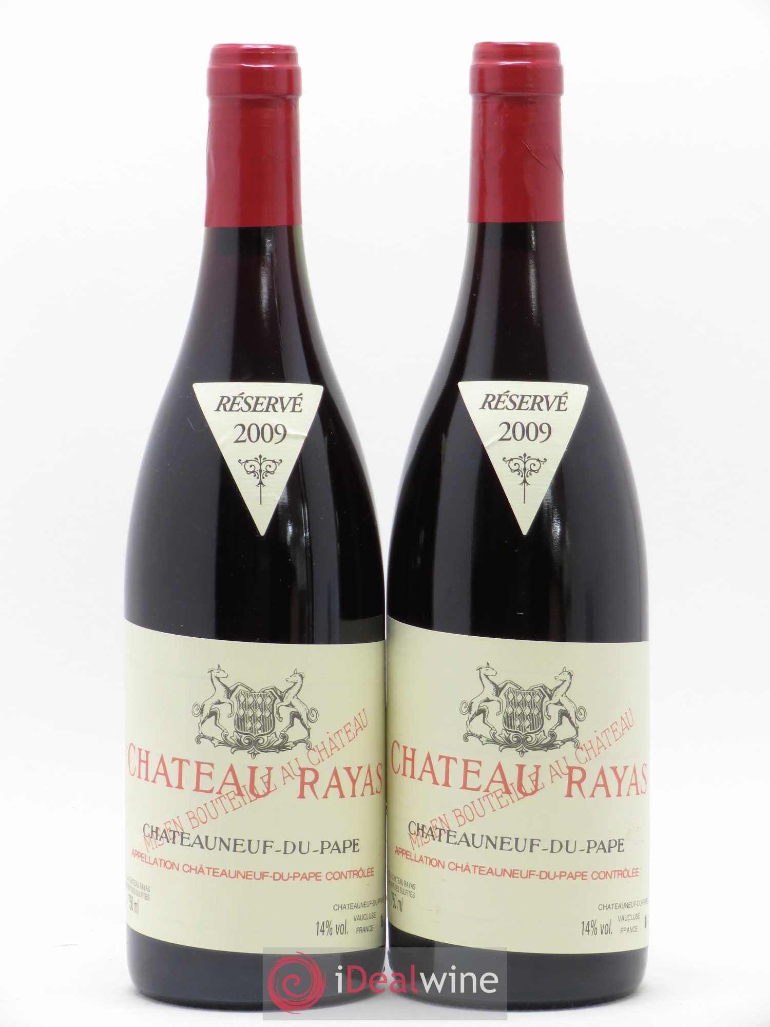 Châteauneuf-du-Pape Château Rayas Emmanuel Reynaud 2009 - Lot de 2 bouteilles - 0