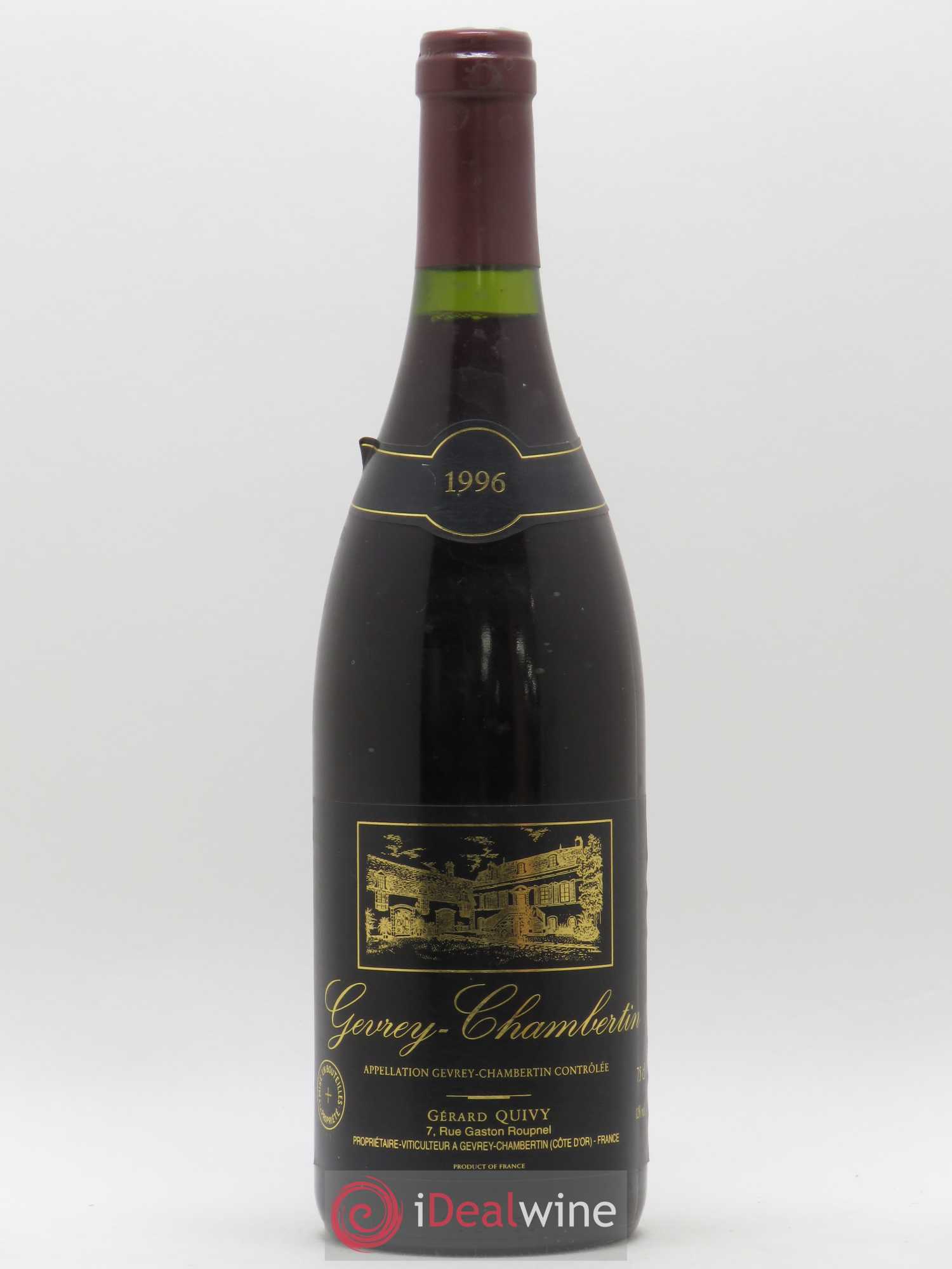 Gevrey-Chambertin Gérard Quivy 1996 - Posten von 1 Flasche - 0