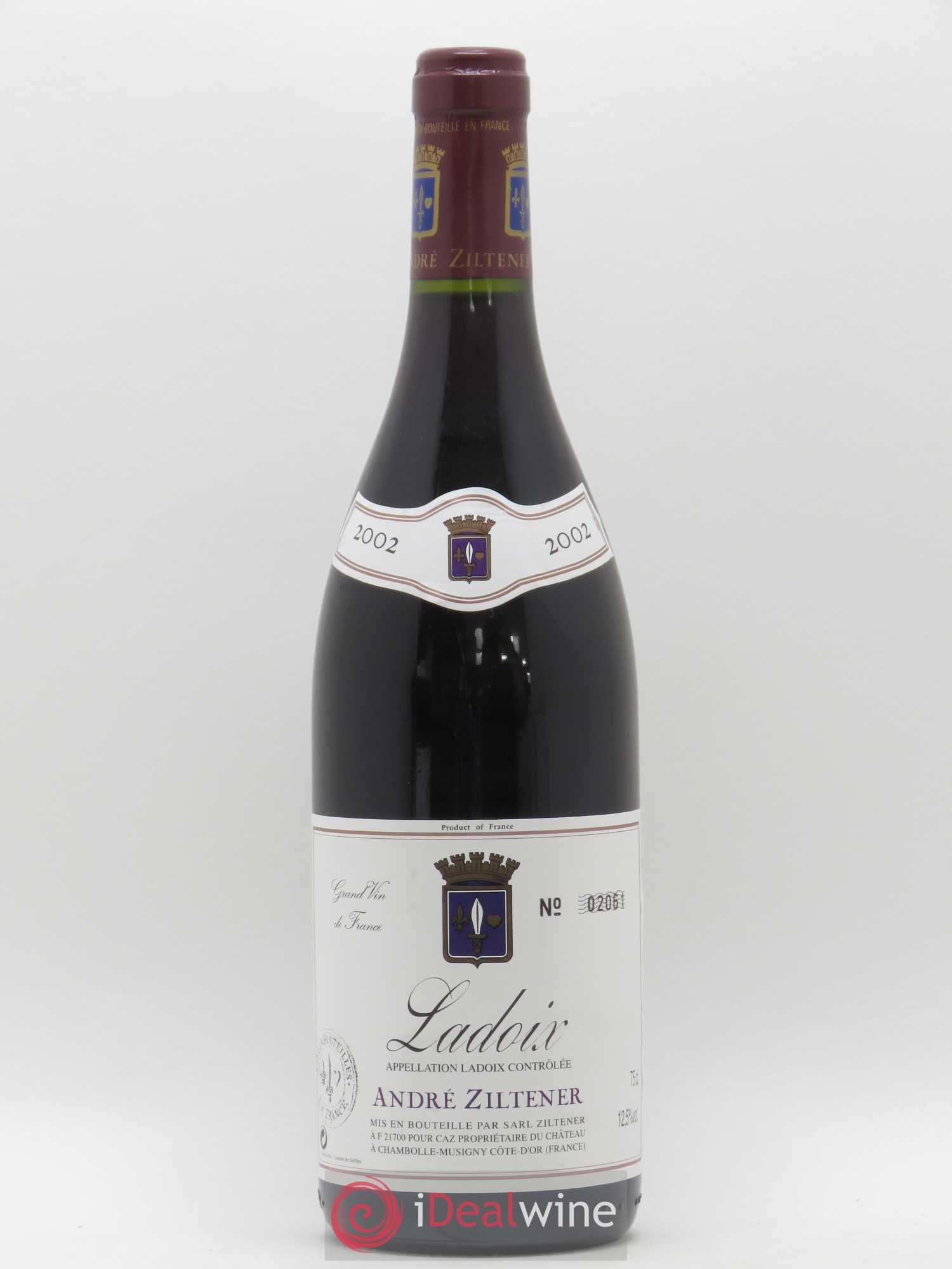 Ladoix André Ziltener 2002 - Posten von 1 Flasche - 0