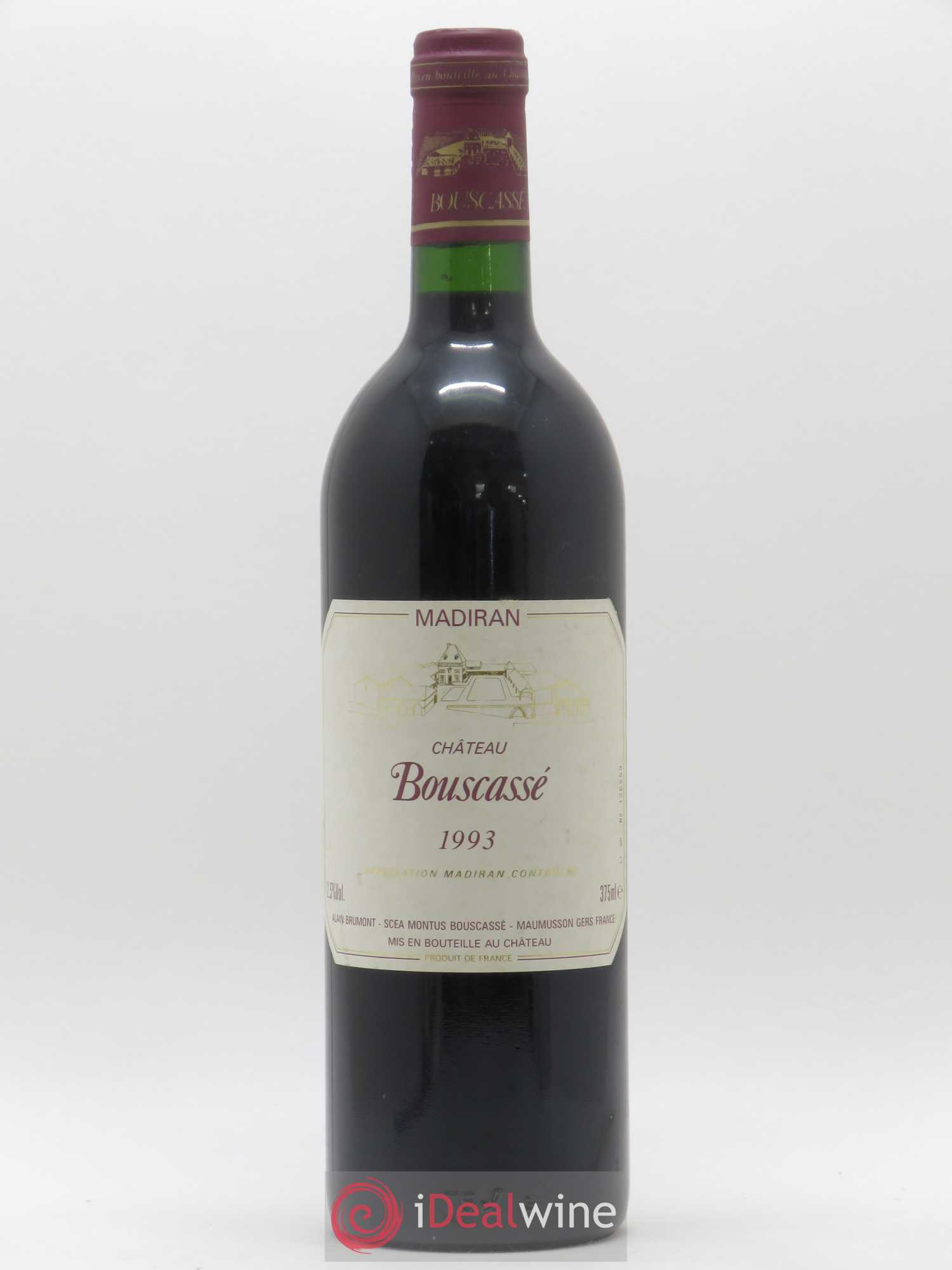 Madiran Château Bouscassé Alain Brumont 1993 - Lot de 1 bouteille - 0