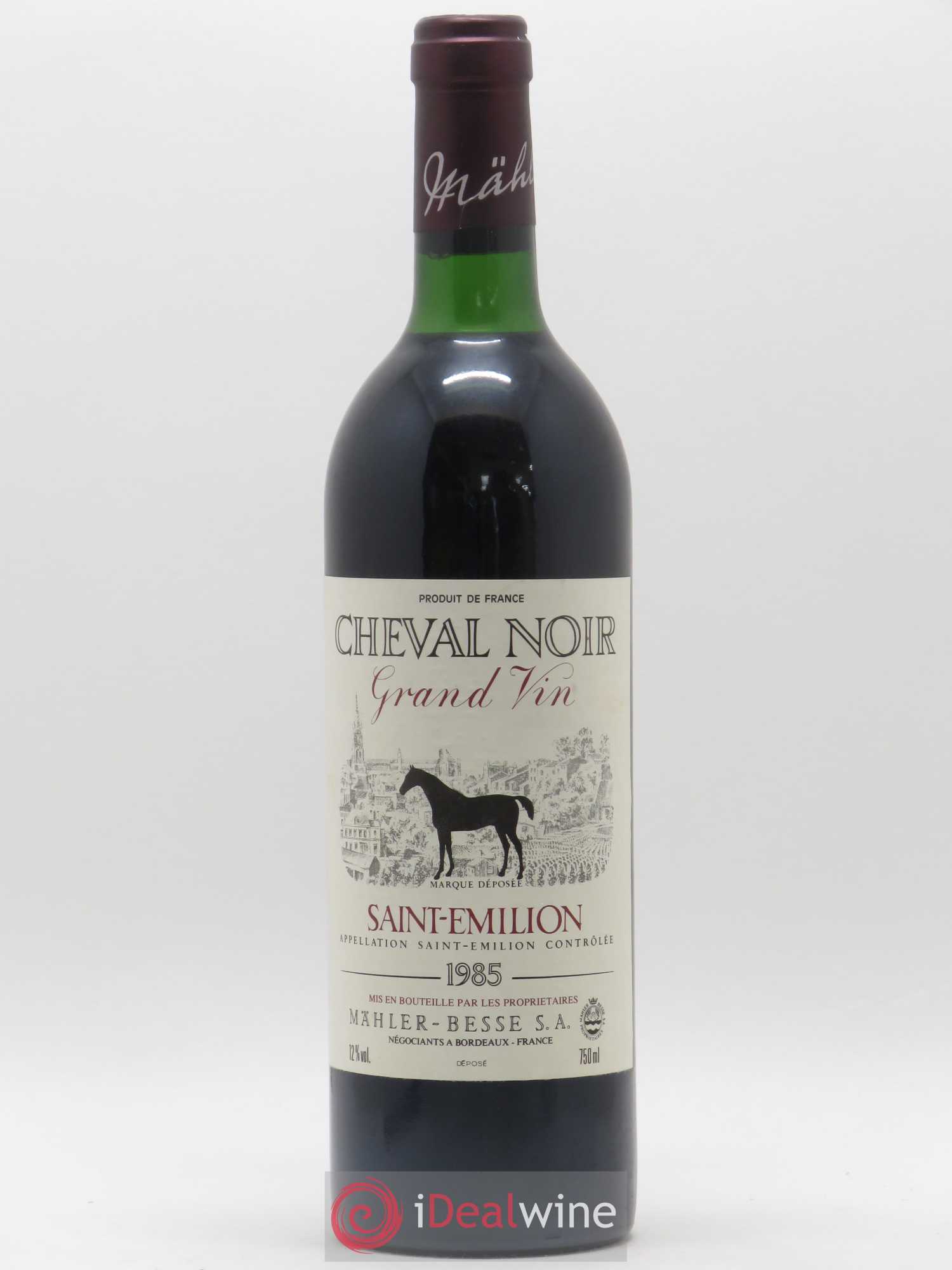Château Cheval Noir 1985 - Lot de 1 bouteille - 0